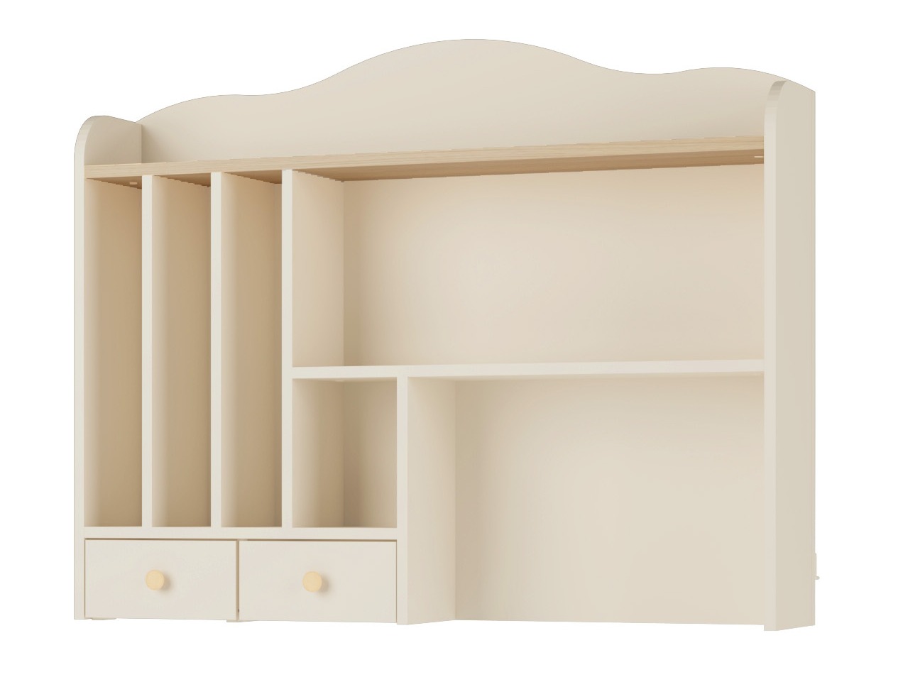 Étagère Velferi 115 (Beige + Chêne)