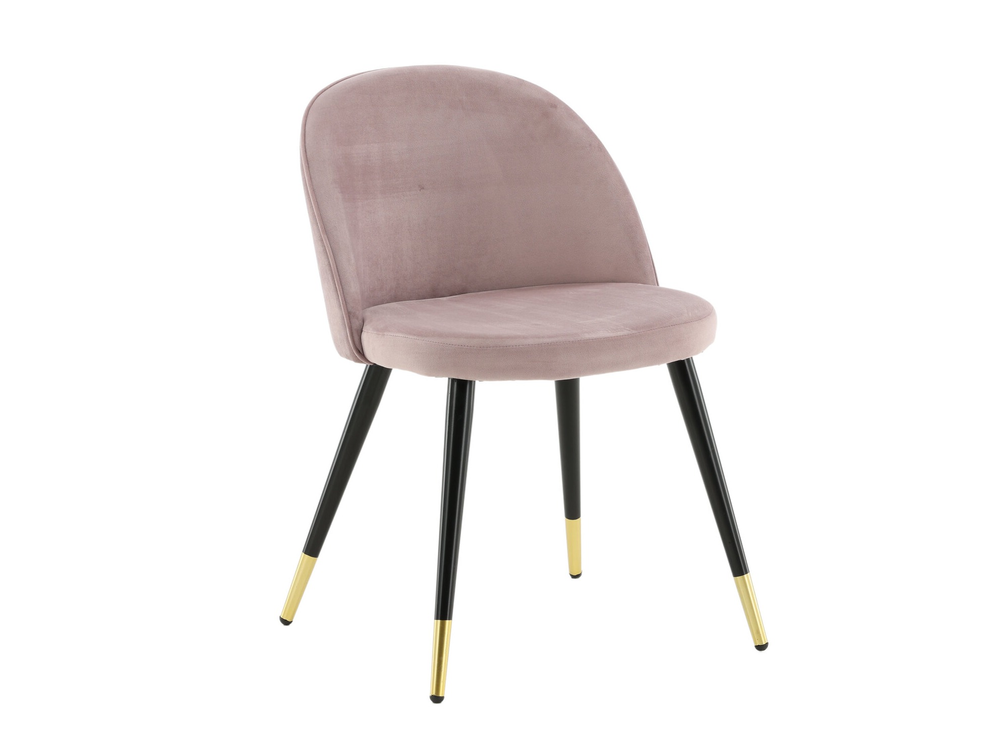 Chaise Dallas 137 (Rose Dusty + Noir)