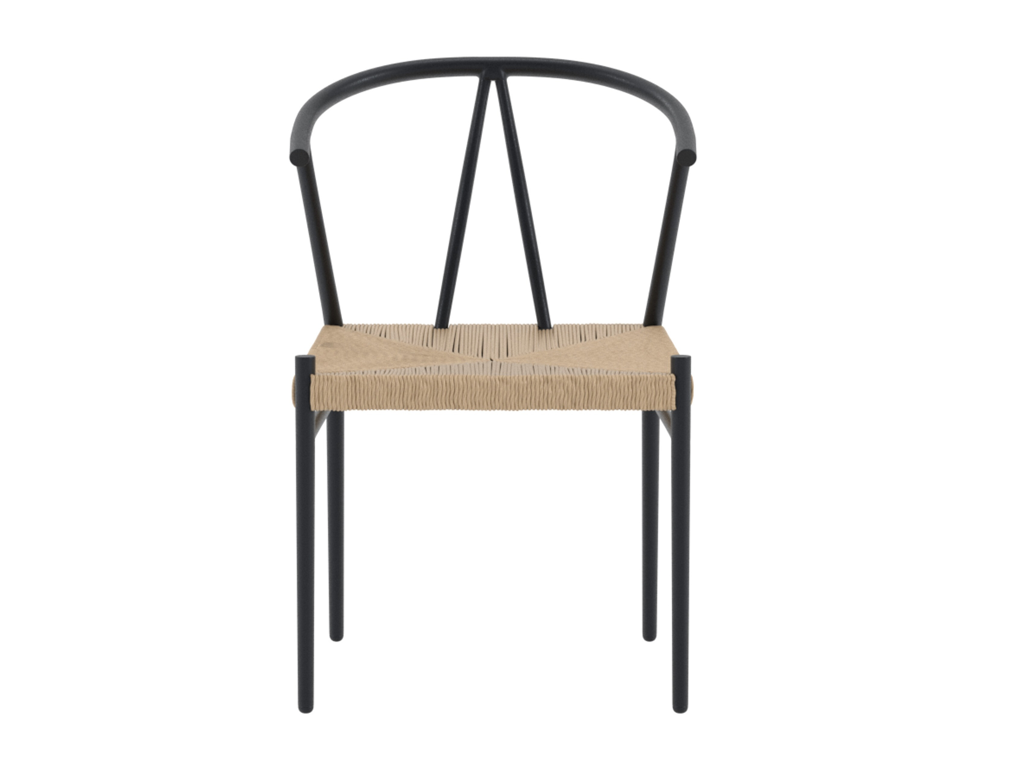 Chaise de jardin Dallas 5249 (Noir + Beige)