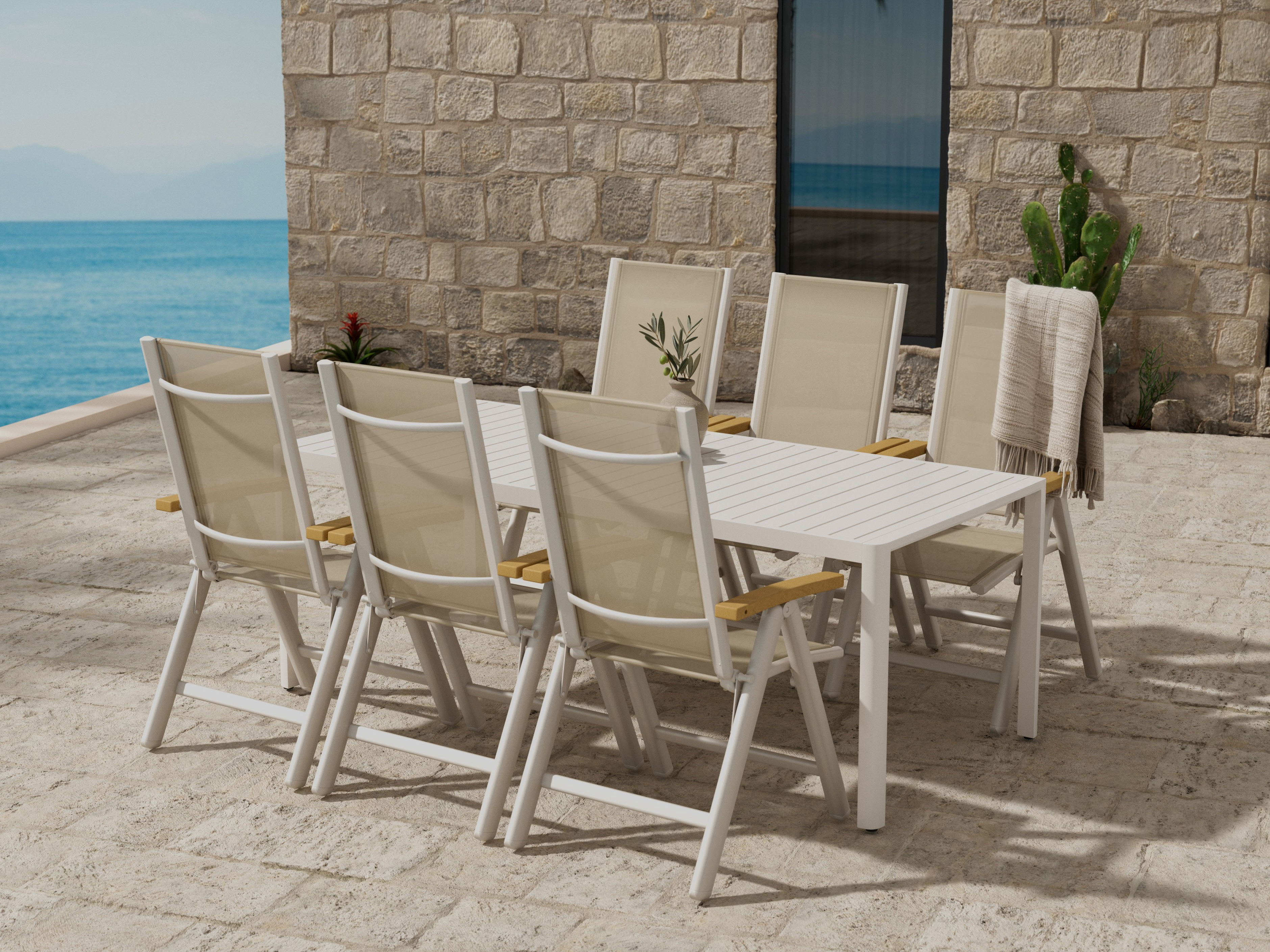 Ensemble table et chaises Dallas 5258