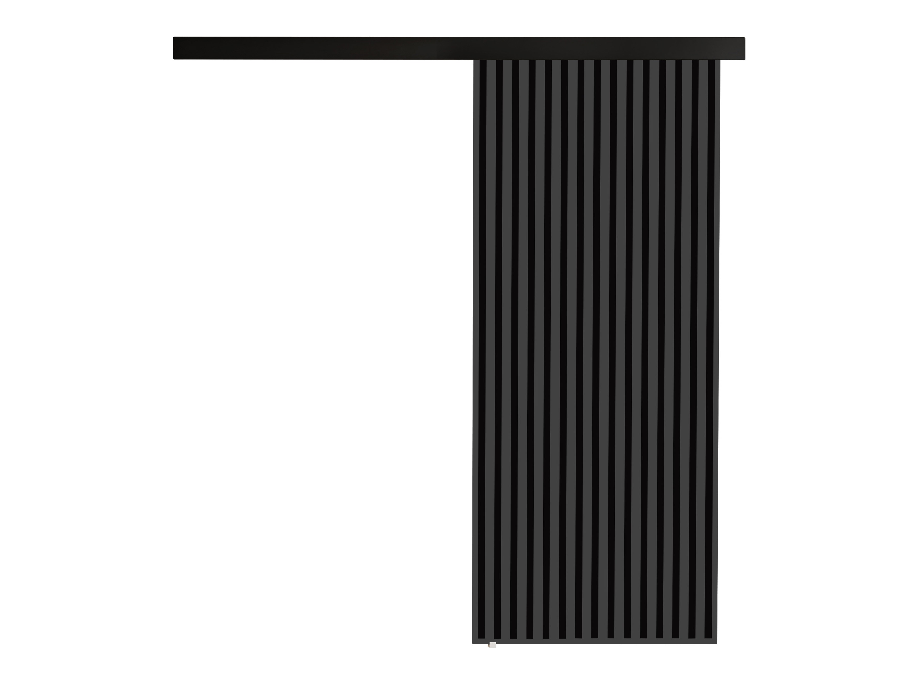 Porte coulissante Dover 202 (Anthracite + Noir)