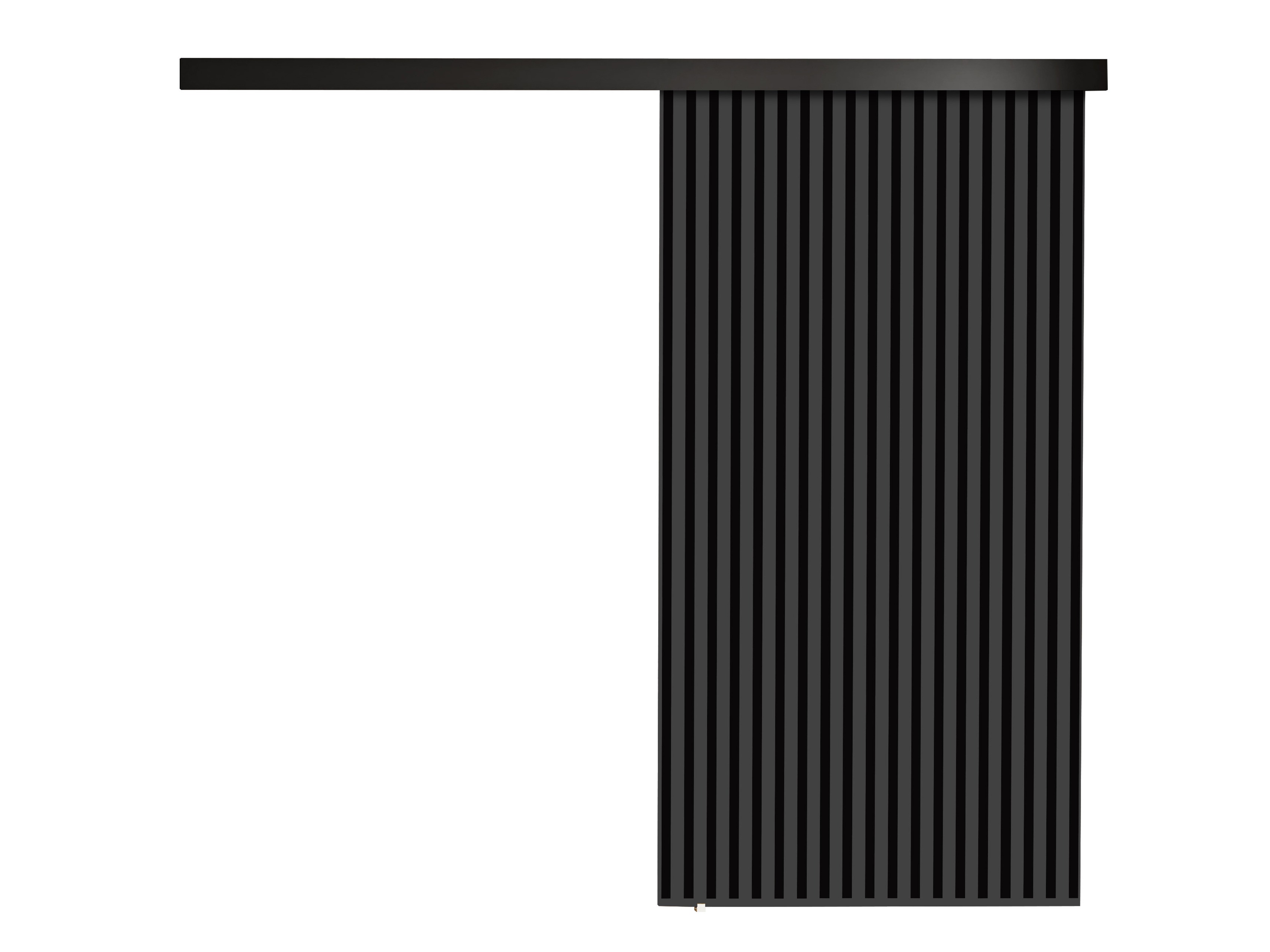 Porte coulissante Dover 204 (Anthracite + Noir)