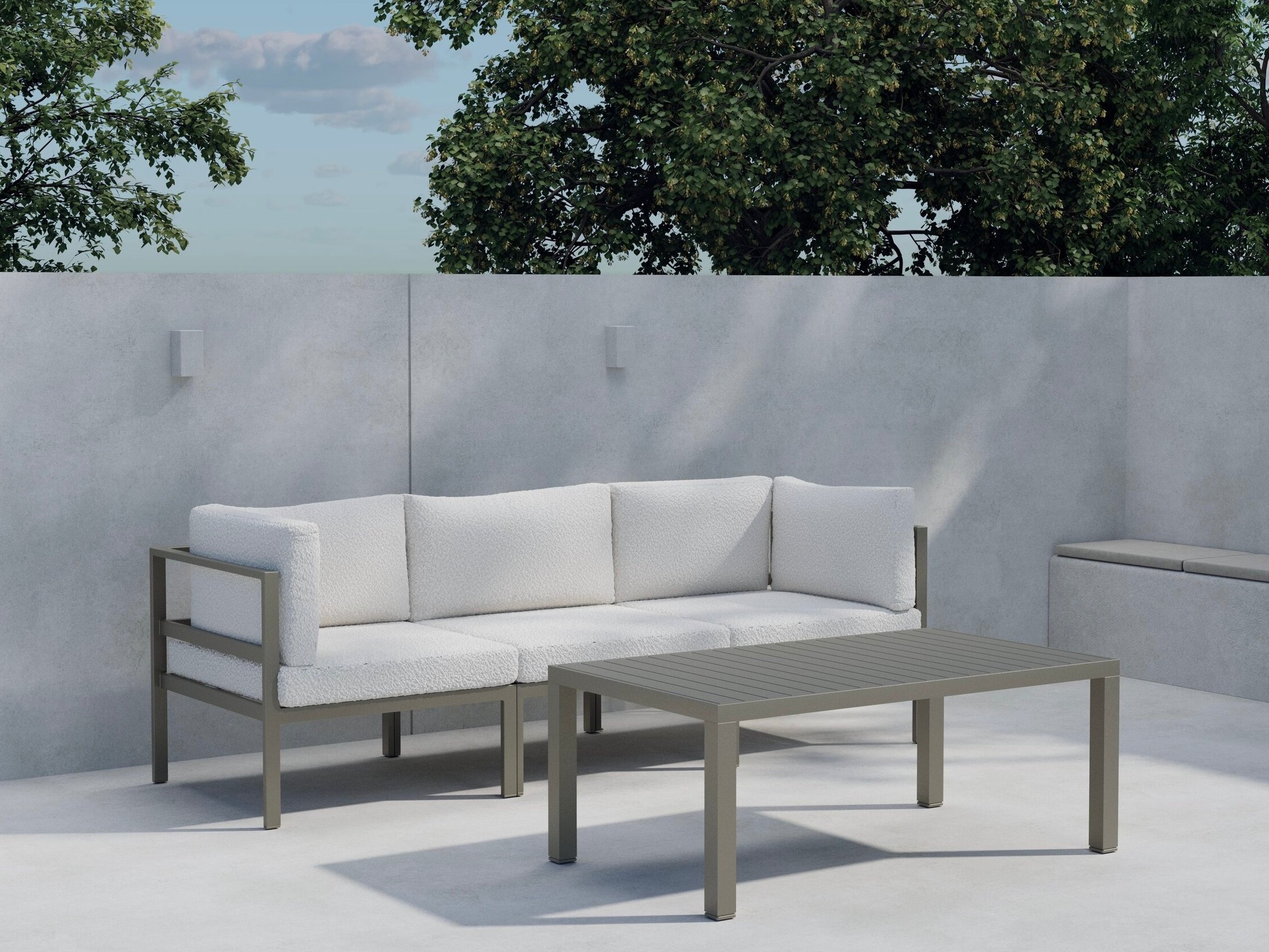 Ensemble de mobilier de jardin Camorlo 110