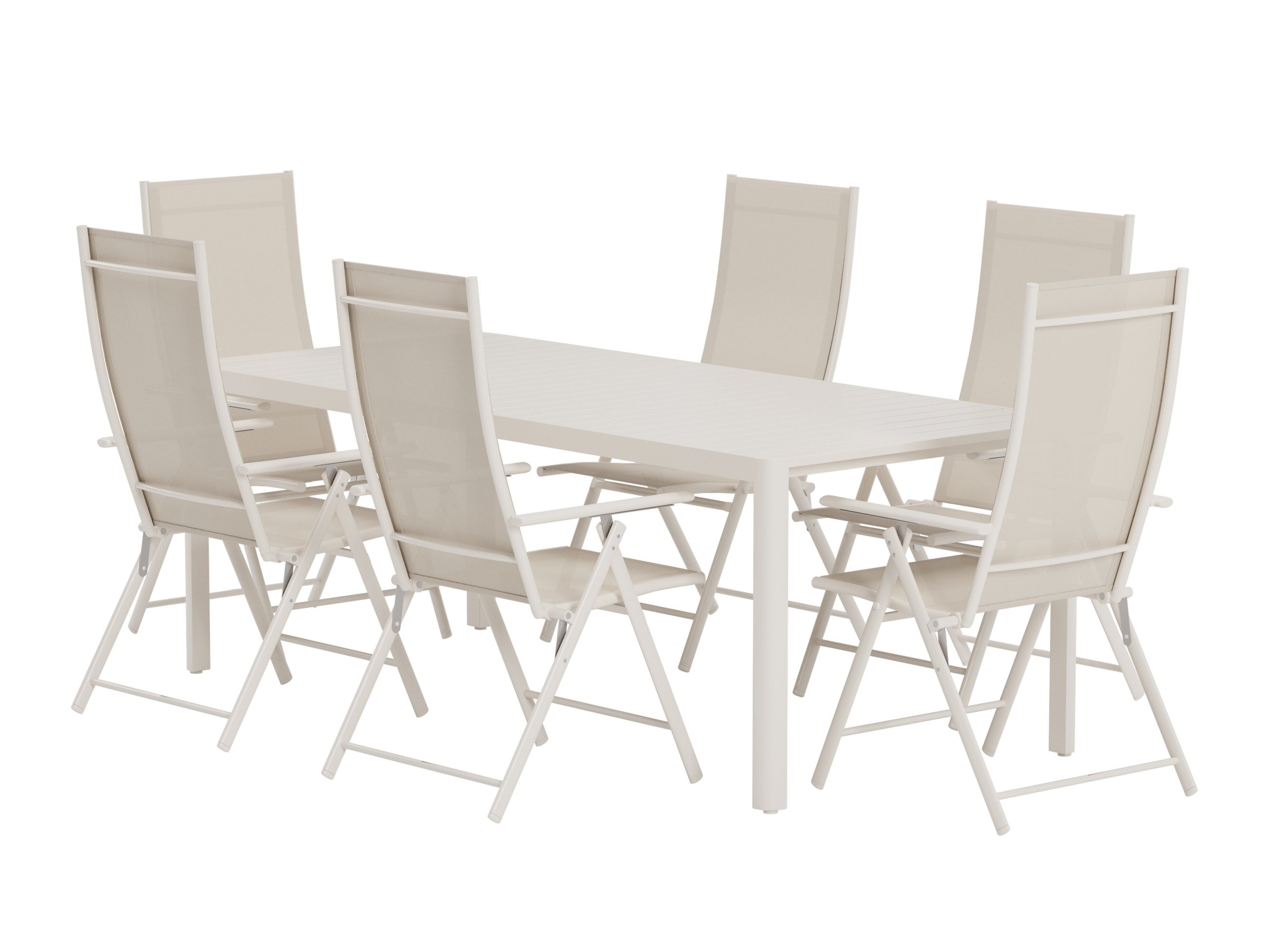 Ensemble table et chaises Dallas 5256 (Beige)