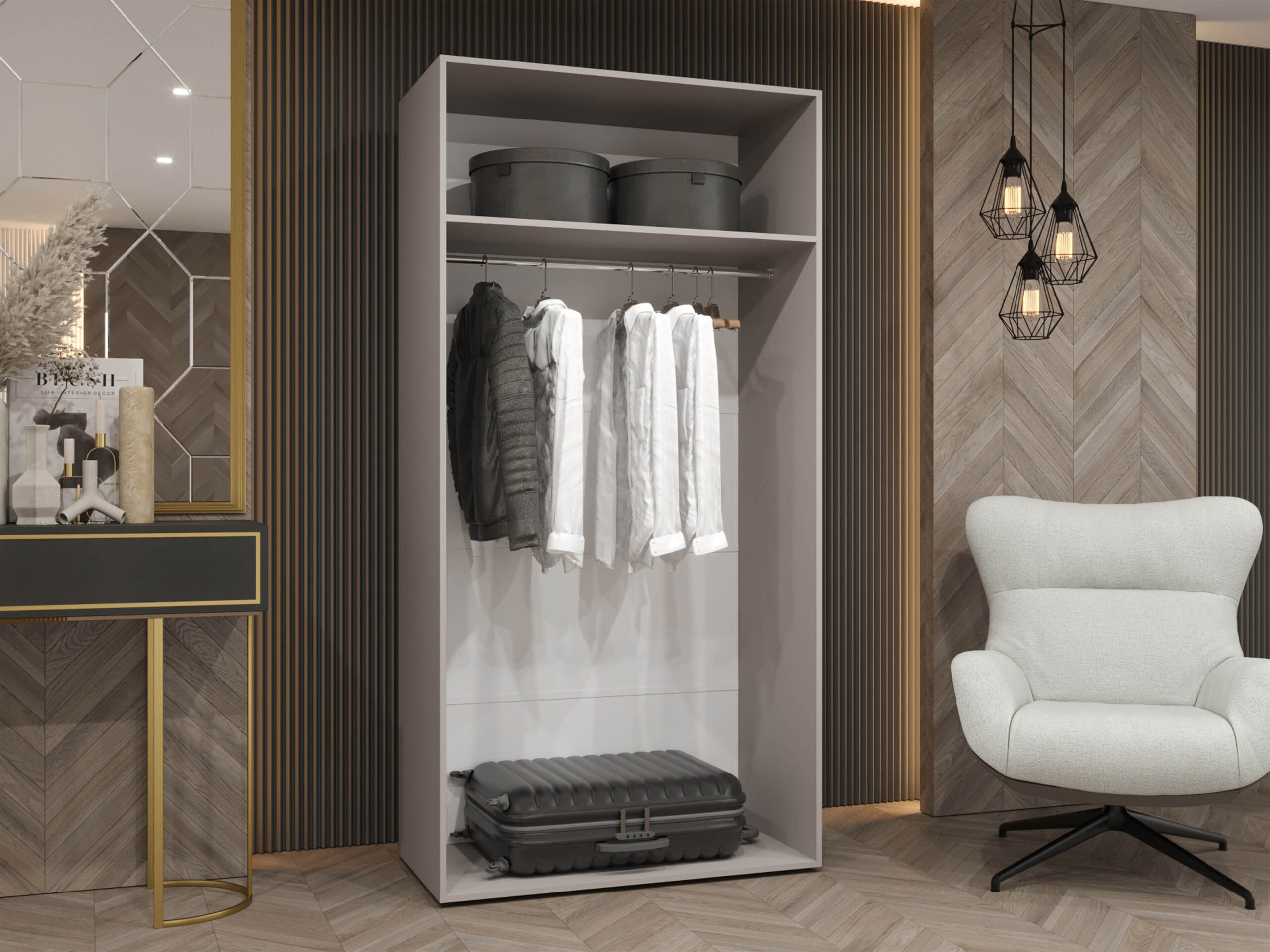 Armoire Hartford 597 (Noir)