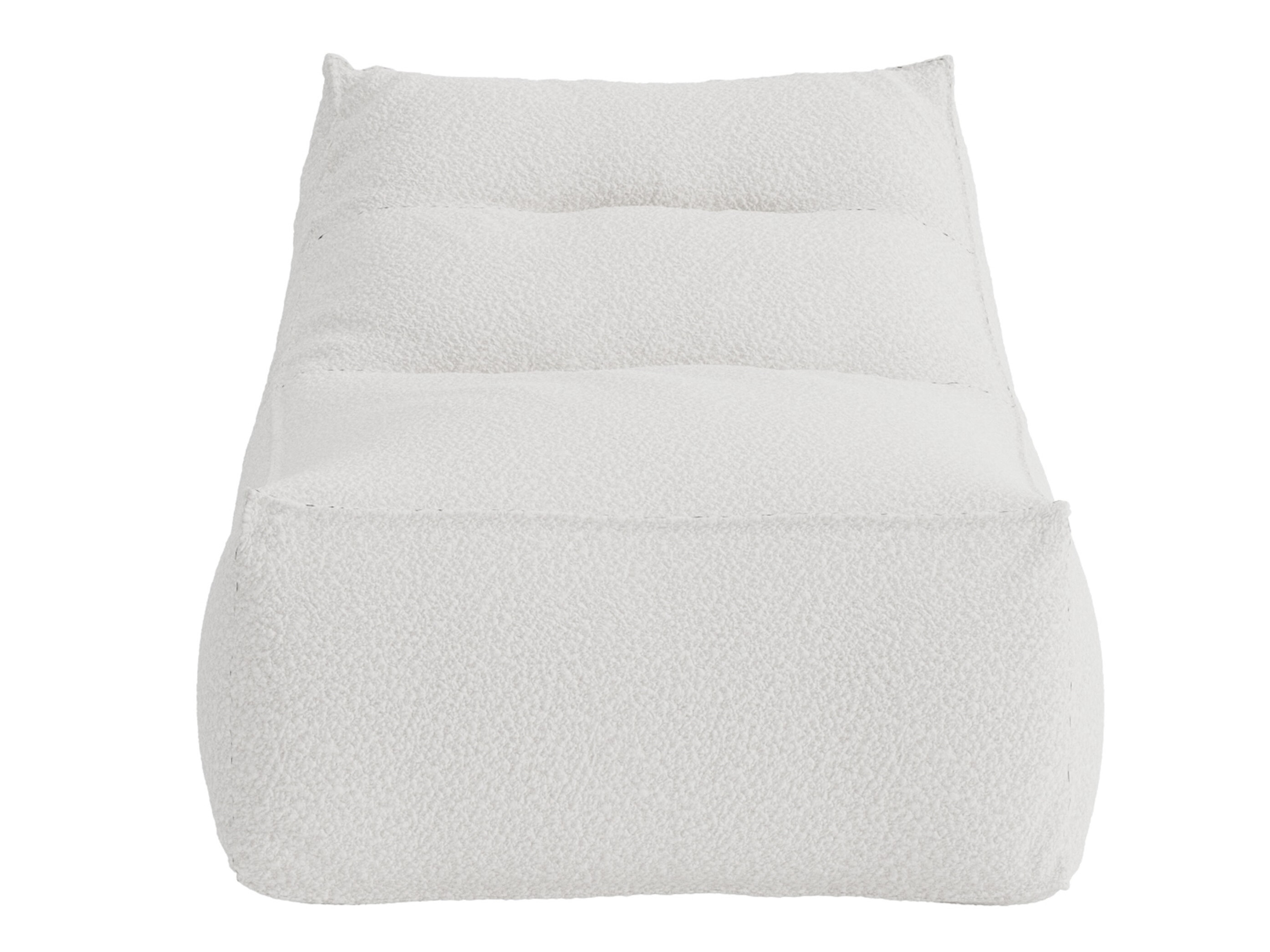 Pouf poire Dallas 5276 (Blanc)