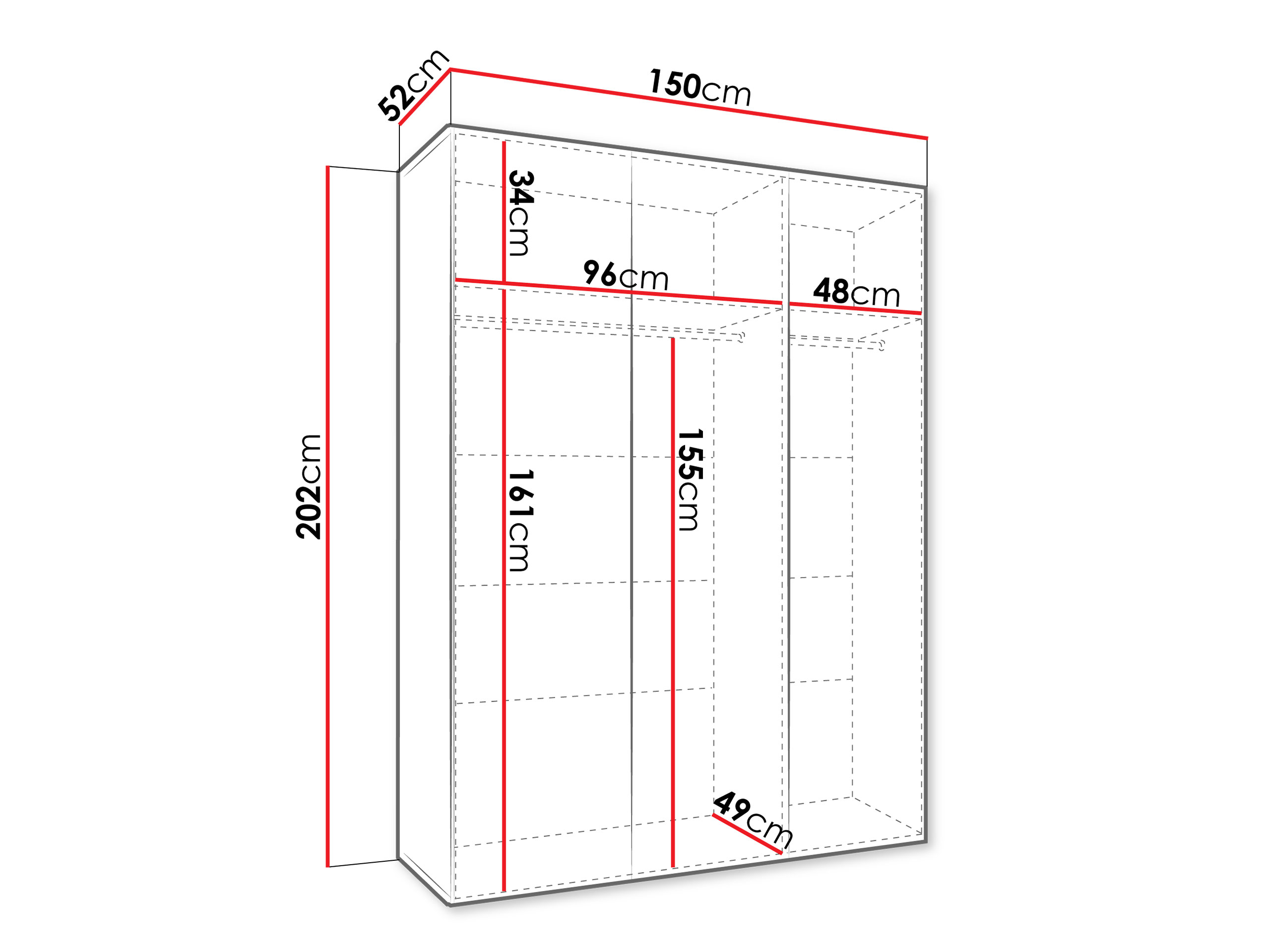 Armoire Hartford 609 (Cachemire)