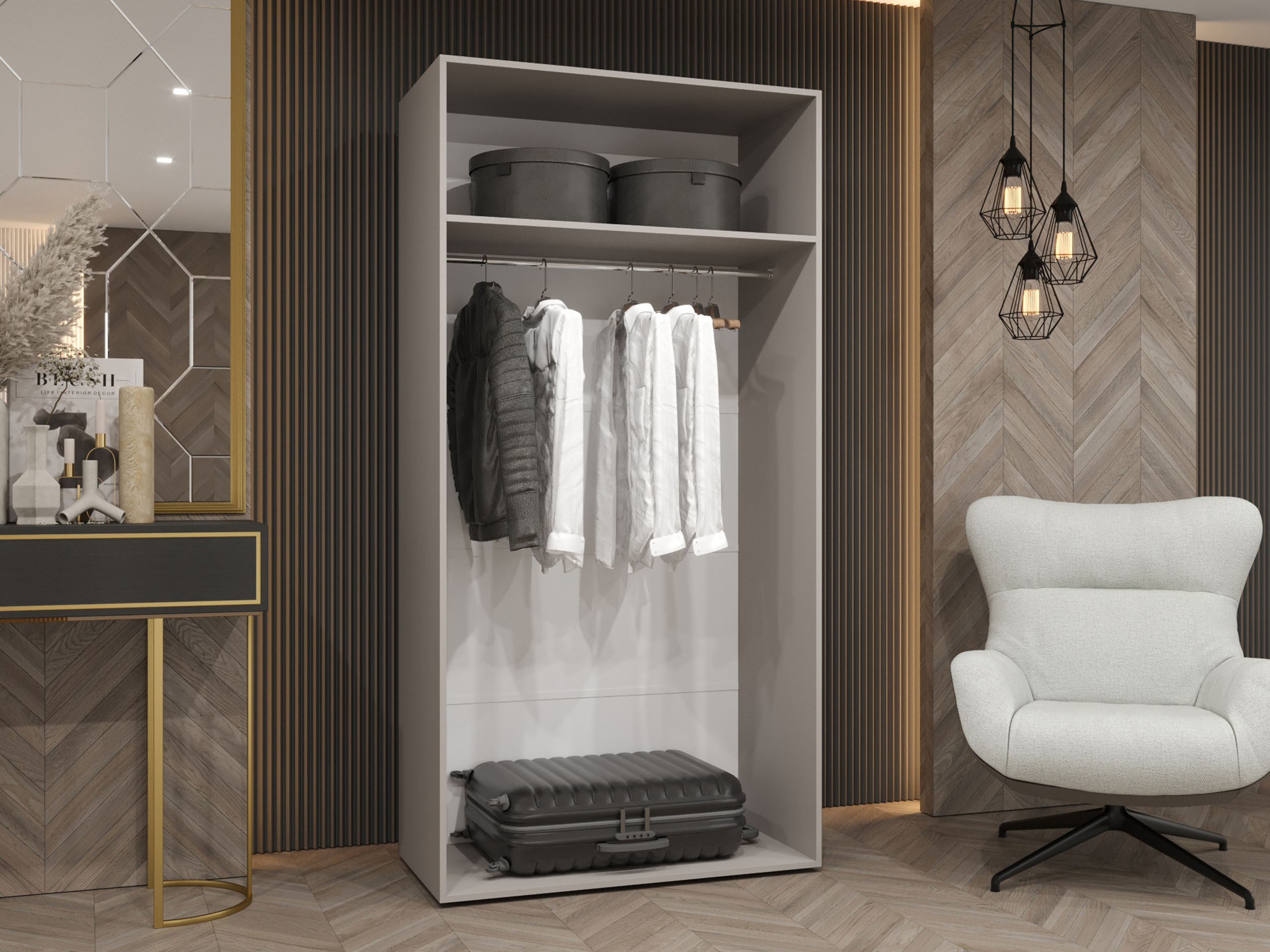 Armoire Hartford 628 (Cachemire)