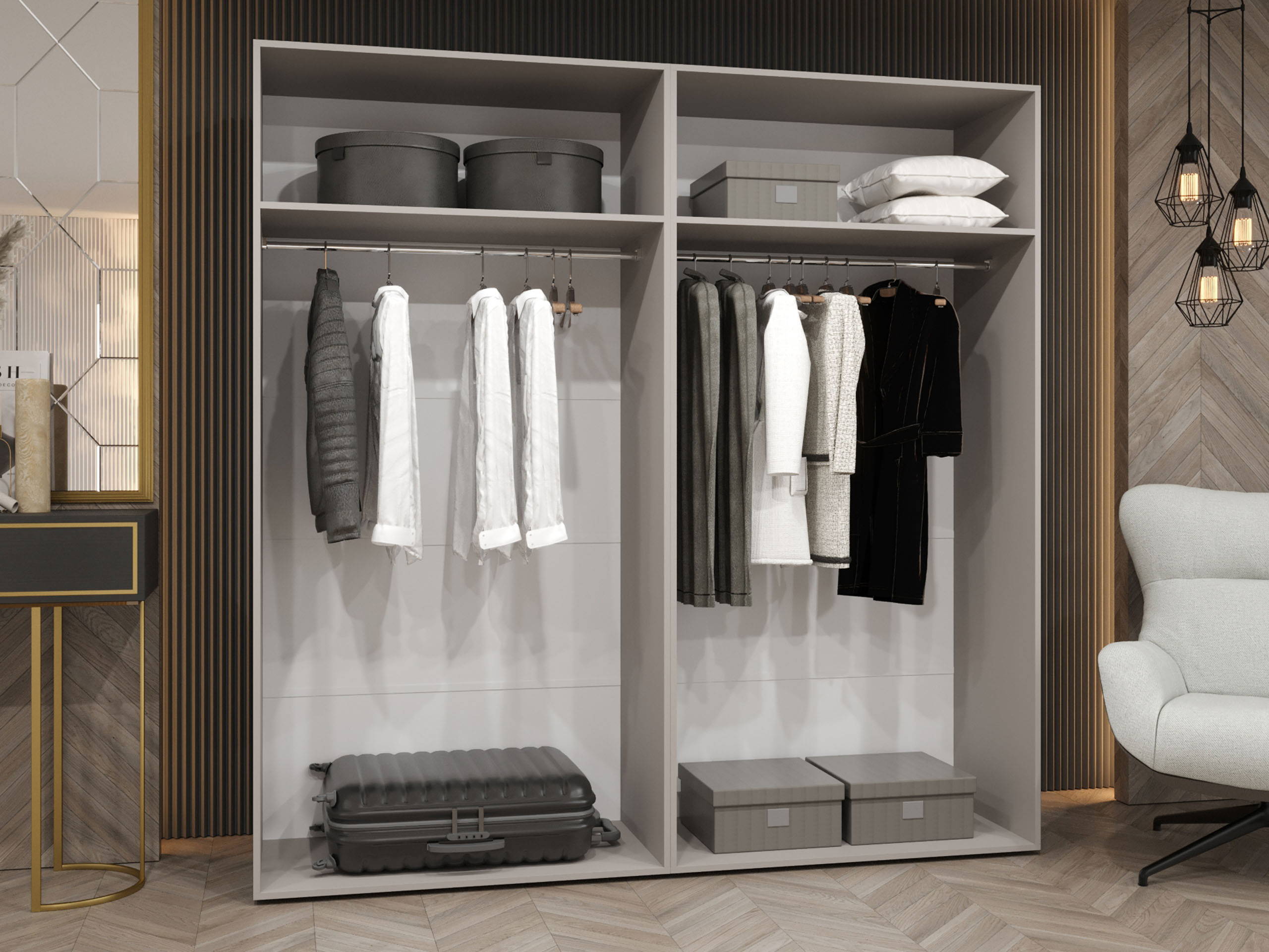 Armoire Hartford 630 (Noir)