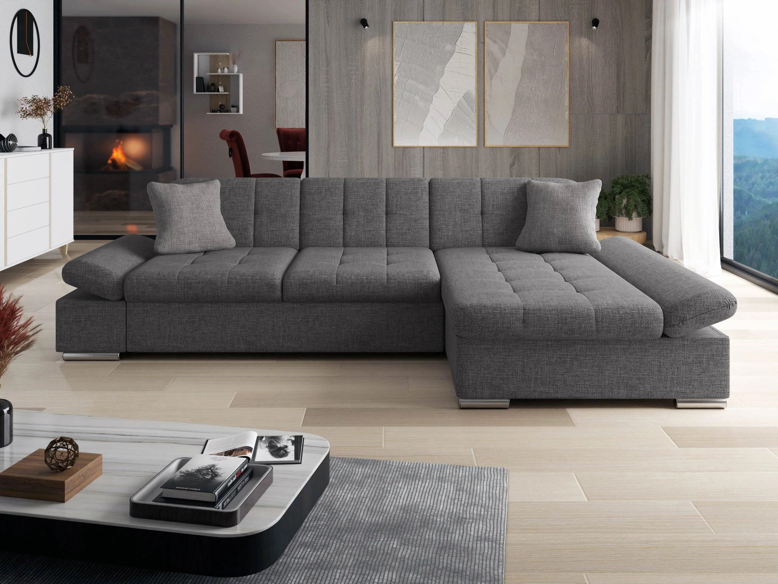 Canapé d'angle Comfivo Serenitas (Lux 06 + Lux 05)