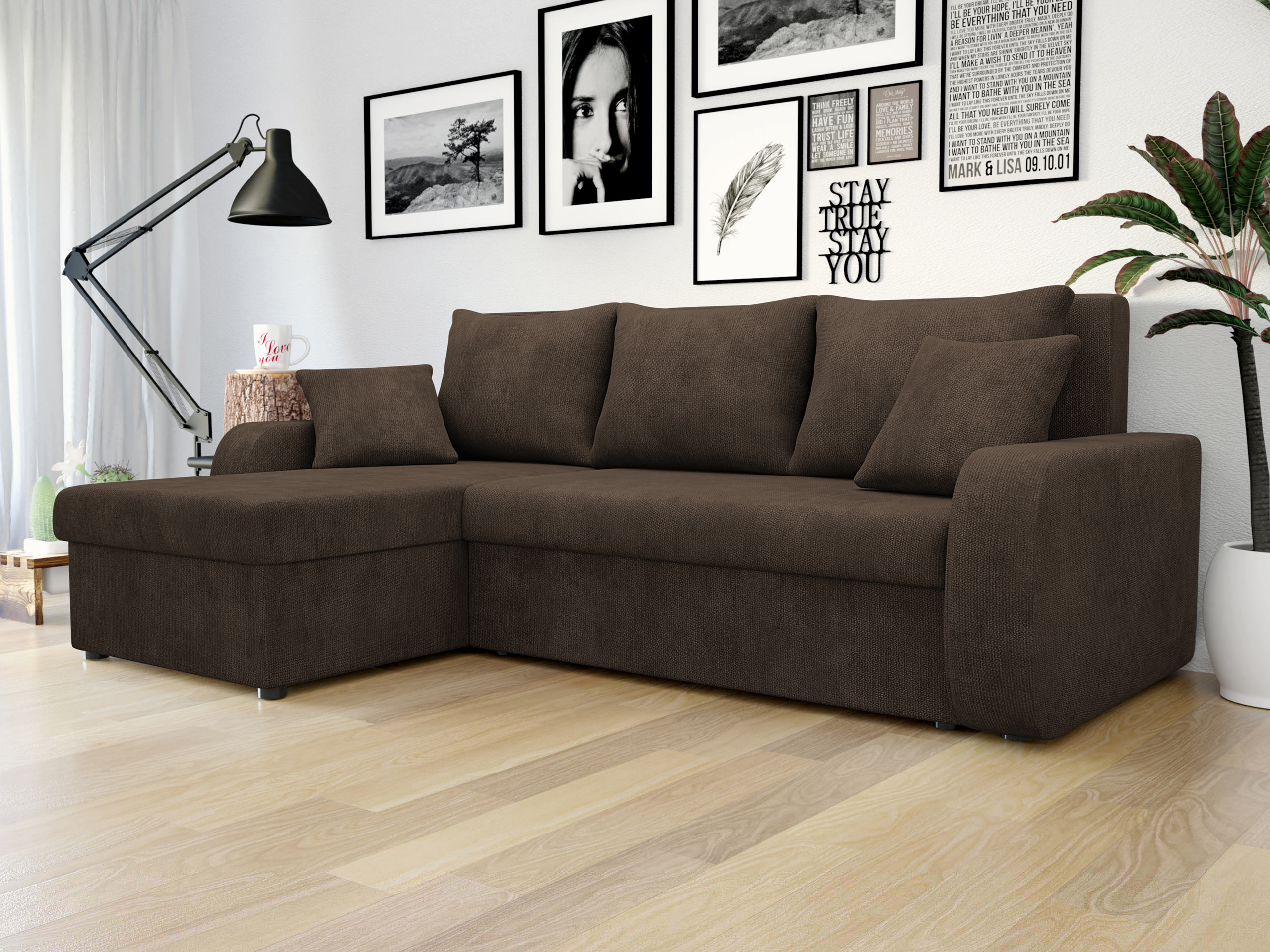 Canapé d'angle Comfivo Melissa (Lumo 40)