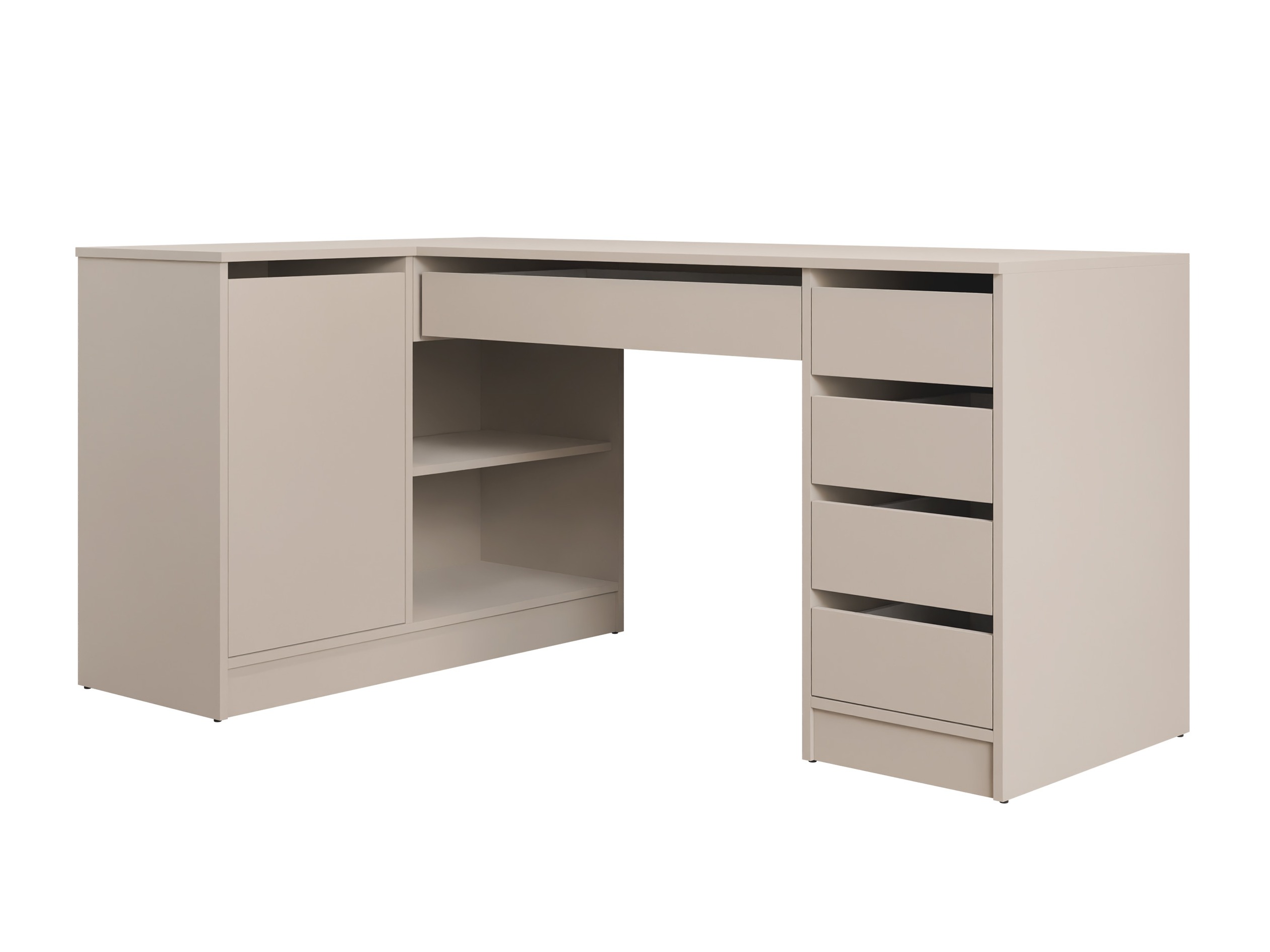 Bureau d'angle Comfivo Terros III (Beige)
