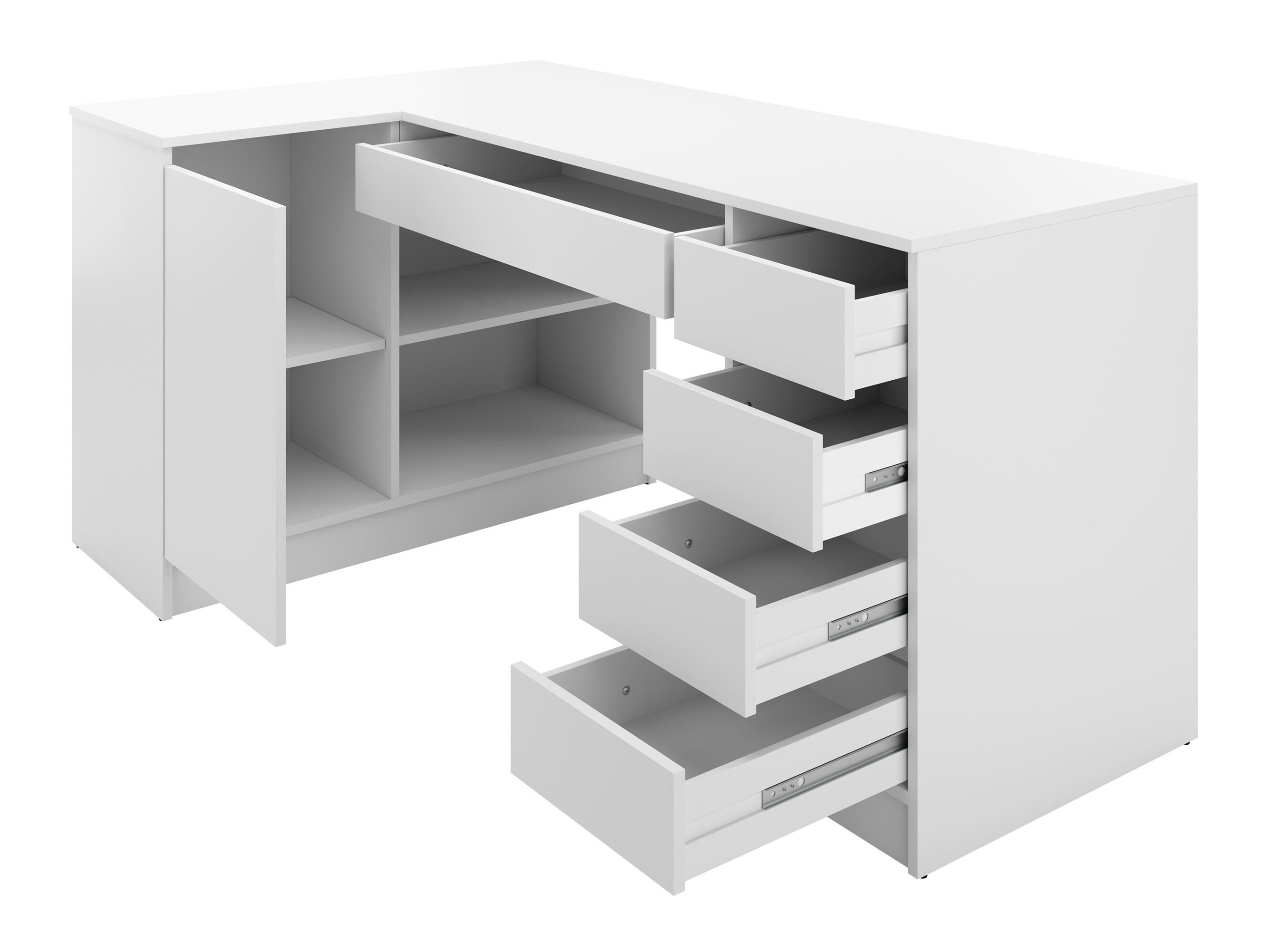 Bureau d'angle Comfivo Terros III (Beige)