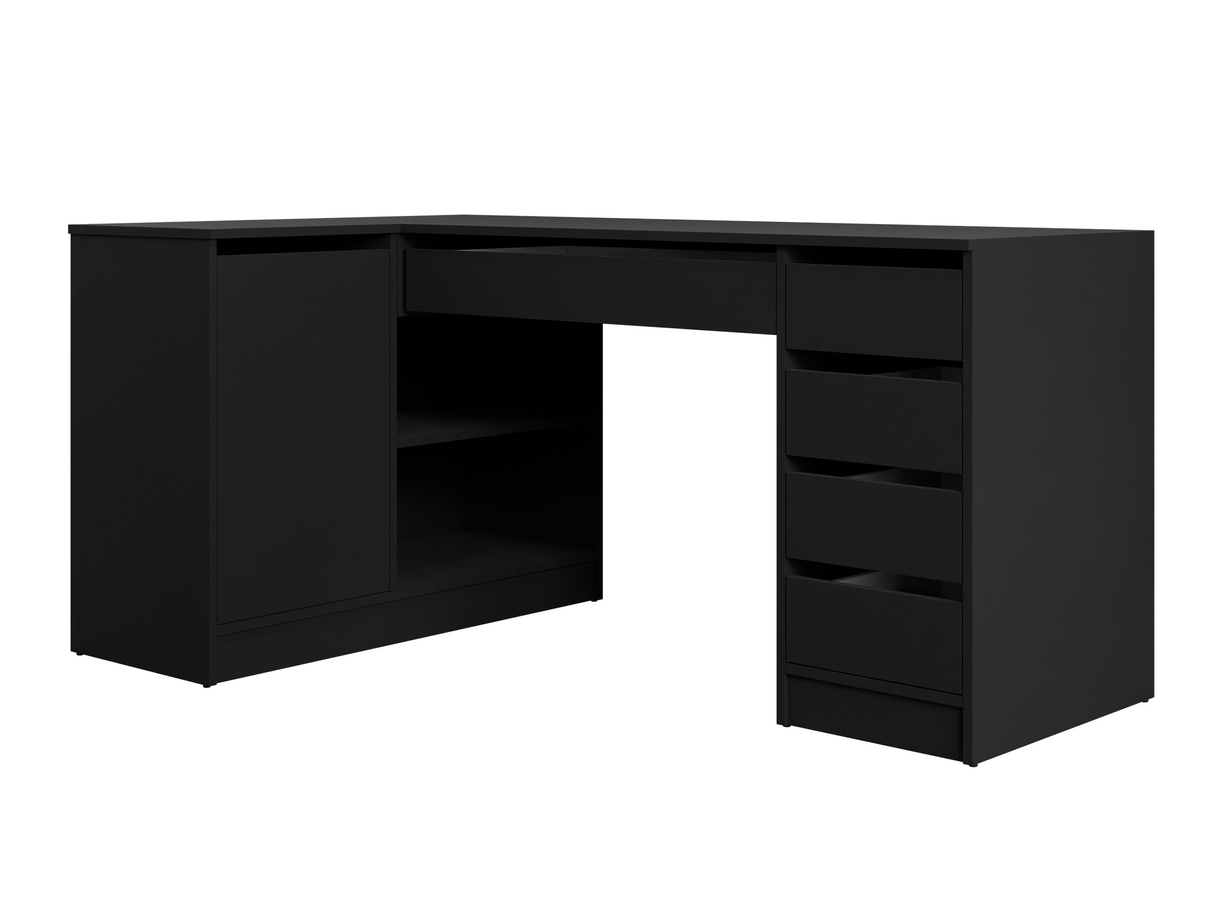 Bureau d'angle Comfivo Terros III (Noir)