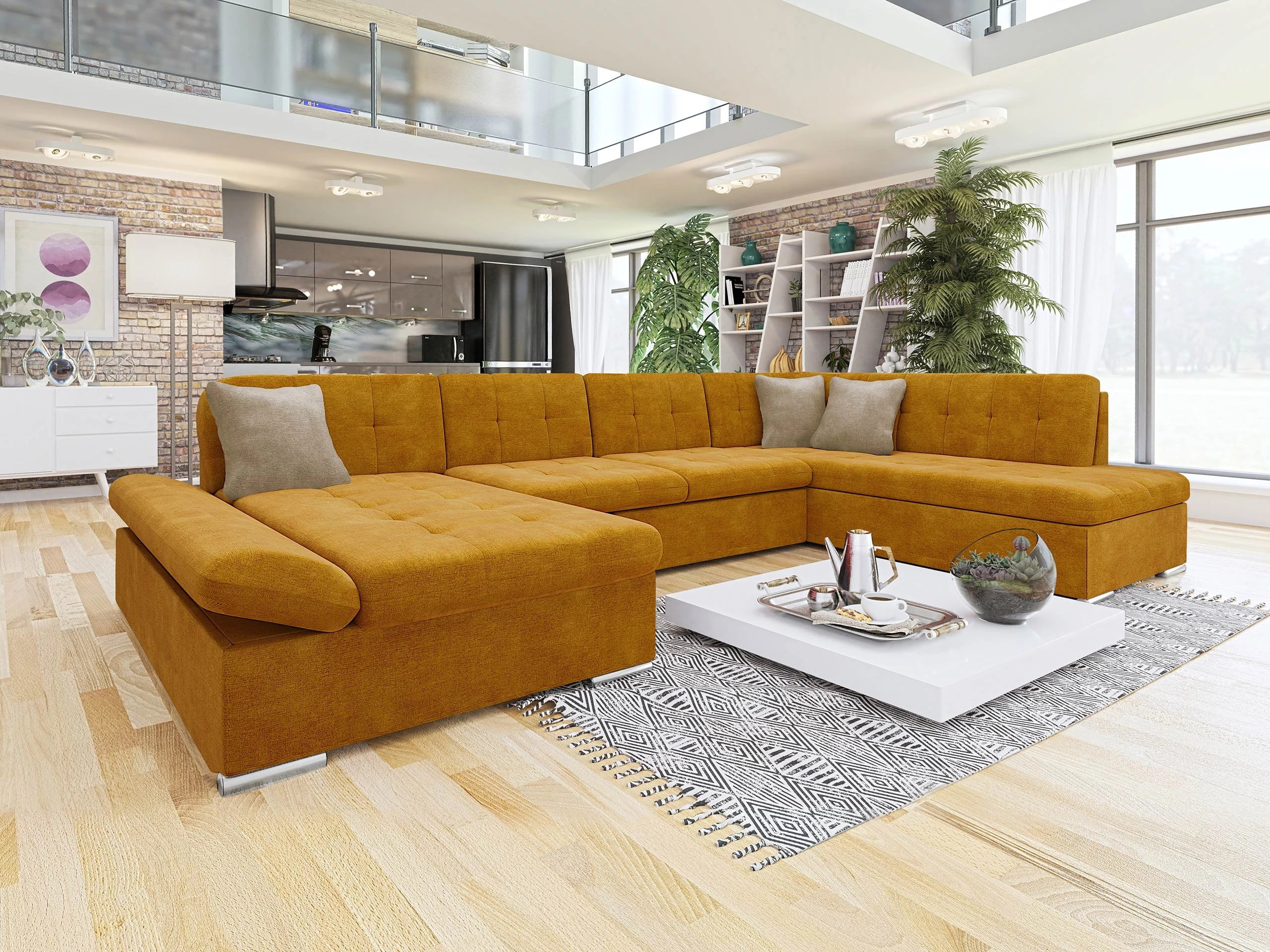 Canapé d'angle Comfivo Tilia I (Wave 05 + Wave 02)