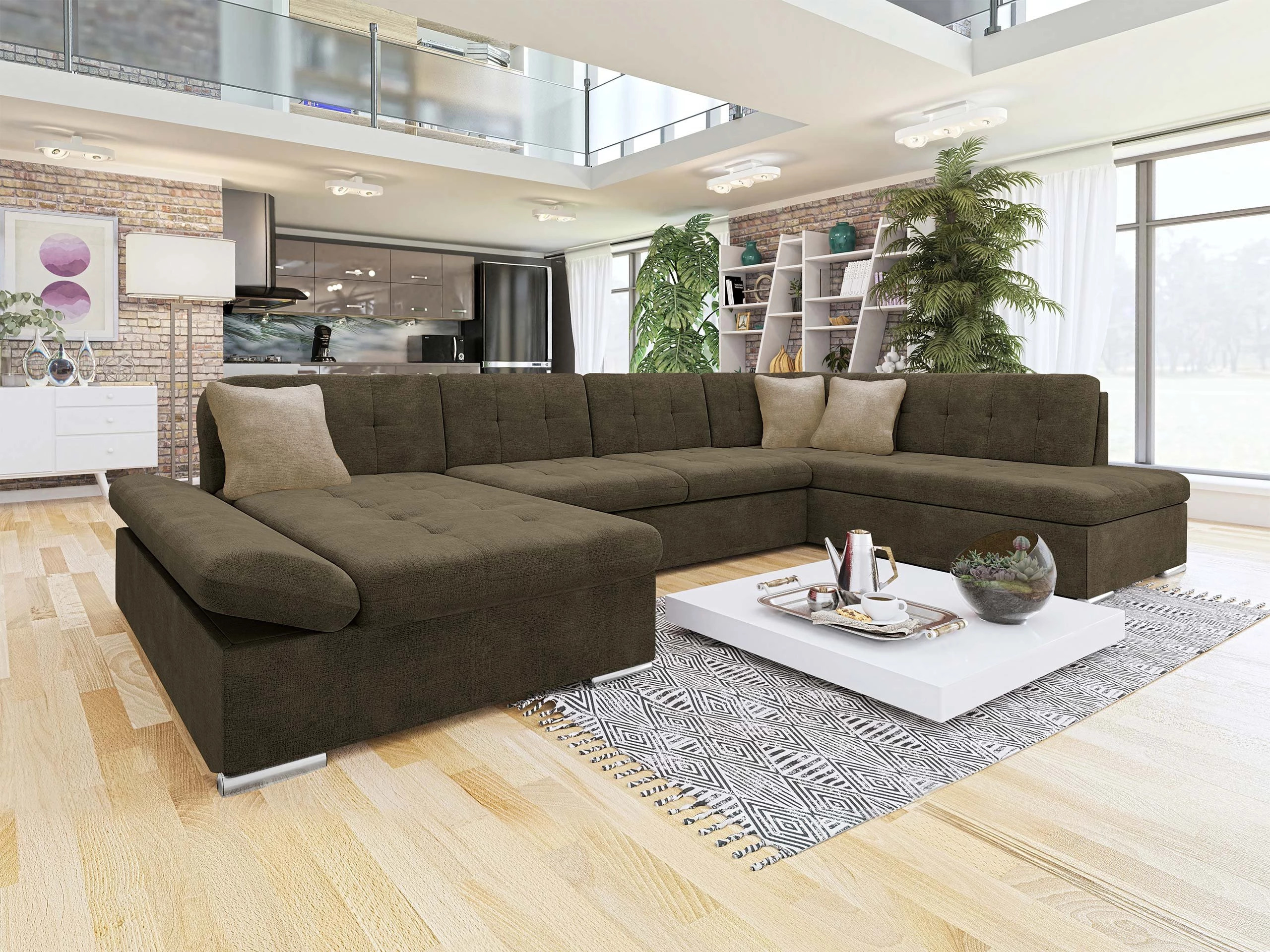 Canapé d'angle Comfivo Tilia I (Wave 09 + Wave 02)
