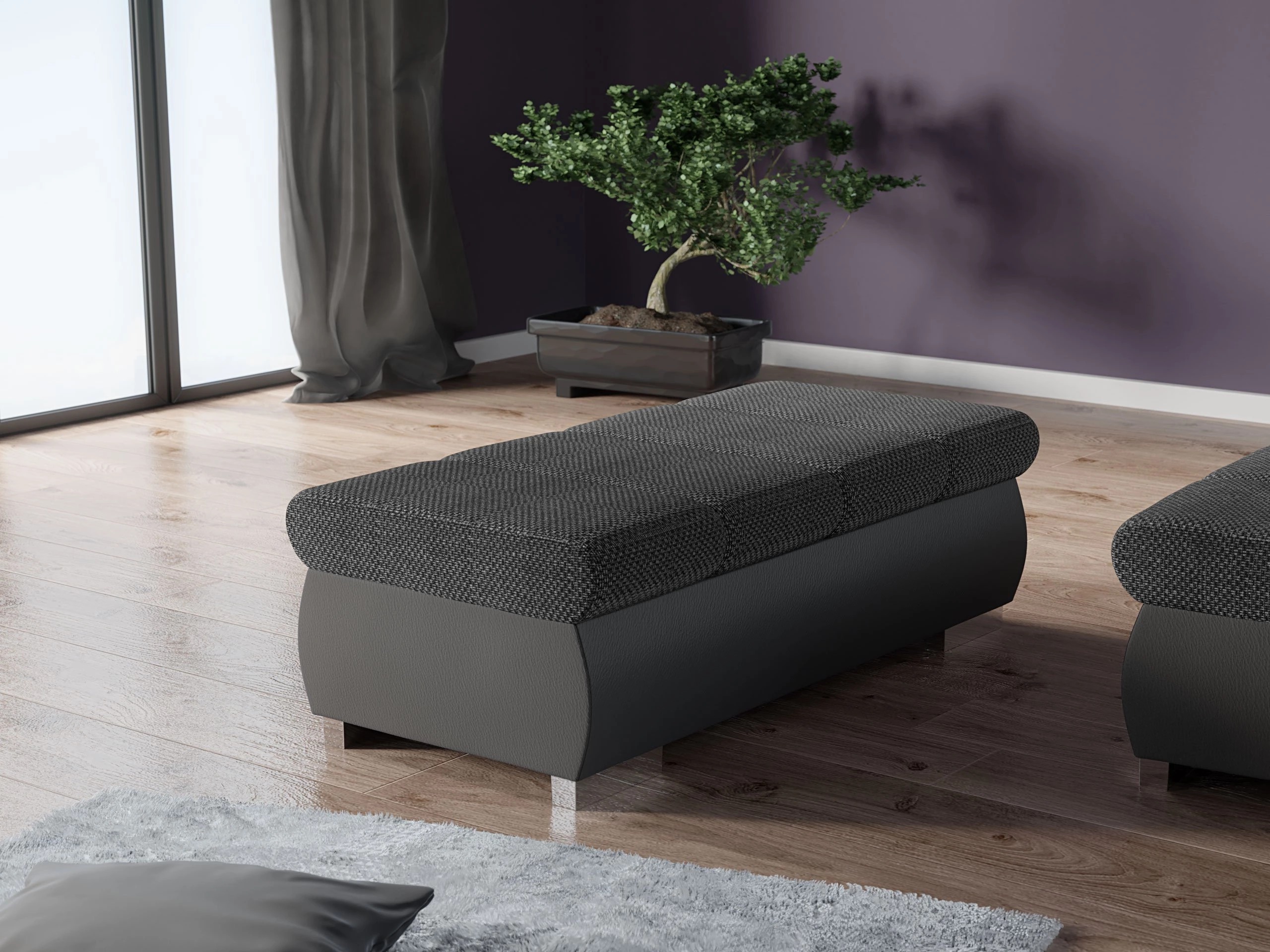 Banc rembourré Comfivo Olivetum I (Soft 029 + Majorka 03)