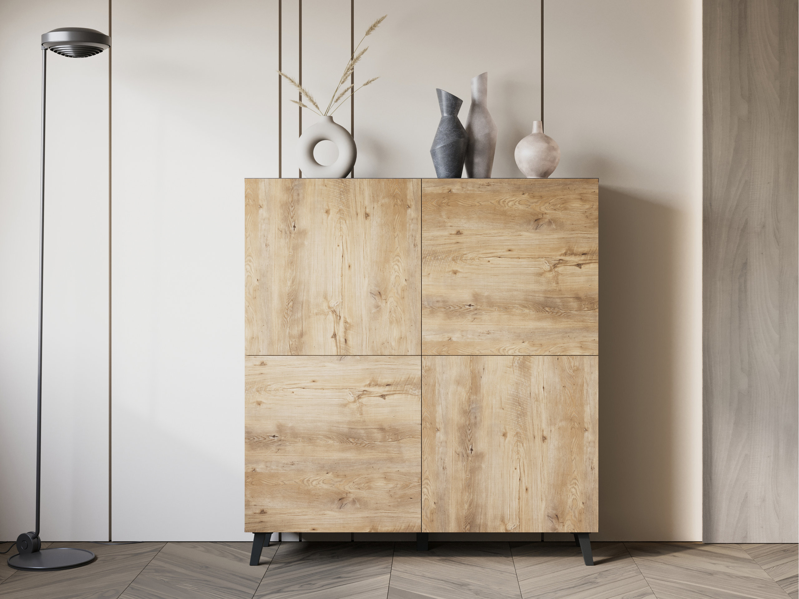 Buffet Levtive 100 (Matera gris + Châtaigne)