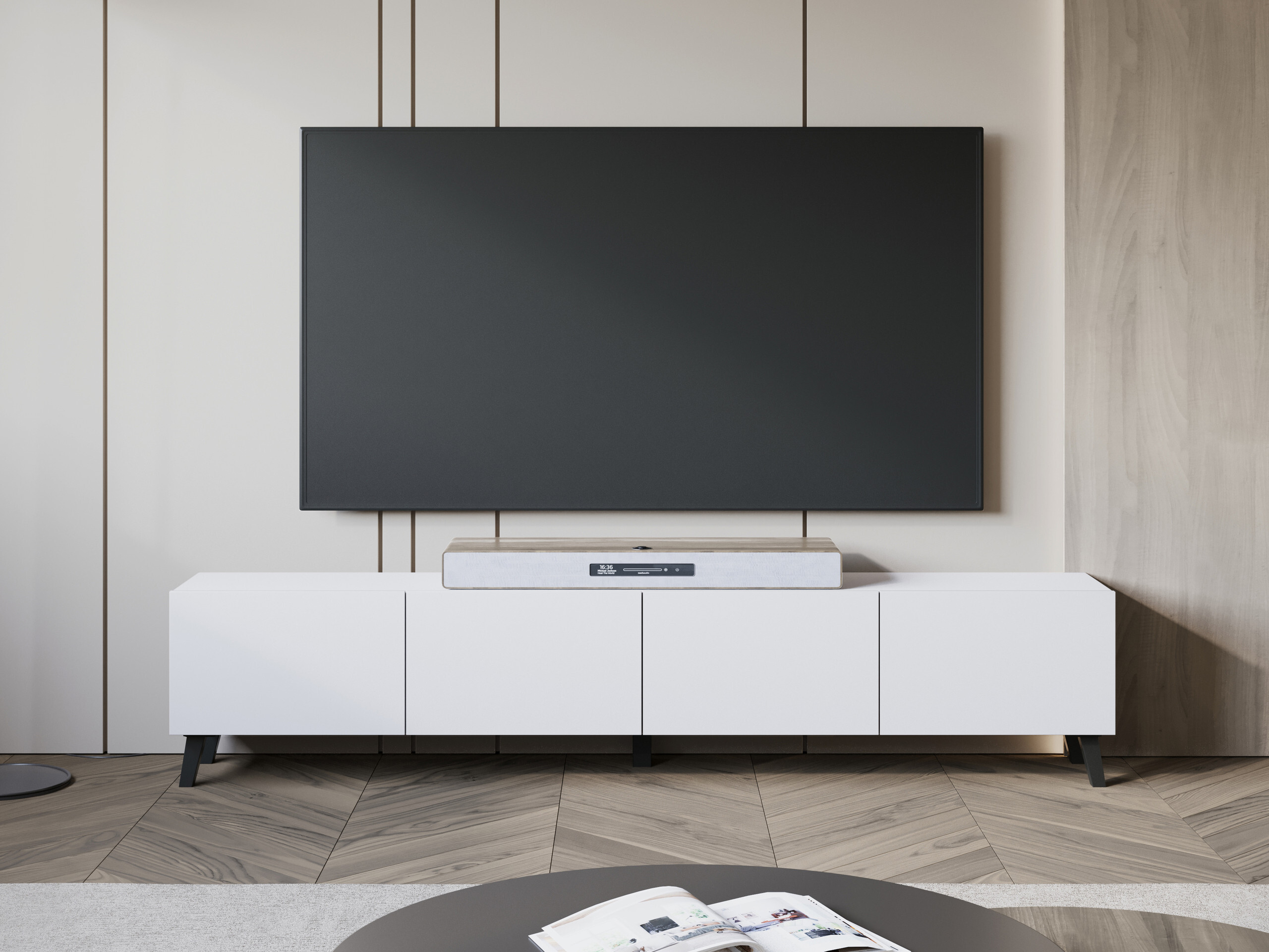 Meuble TV Levtive 101 (Blanc)