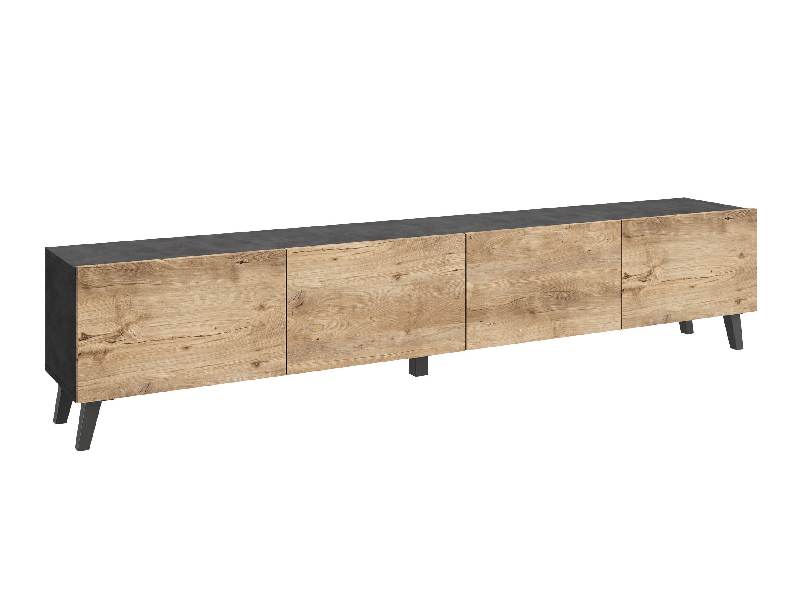 Meuble TV Levtive 101 (Matera gris + Châtaigne)