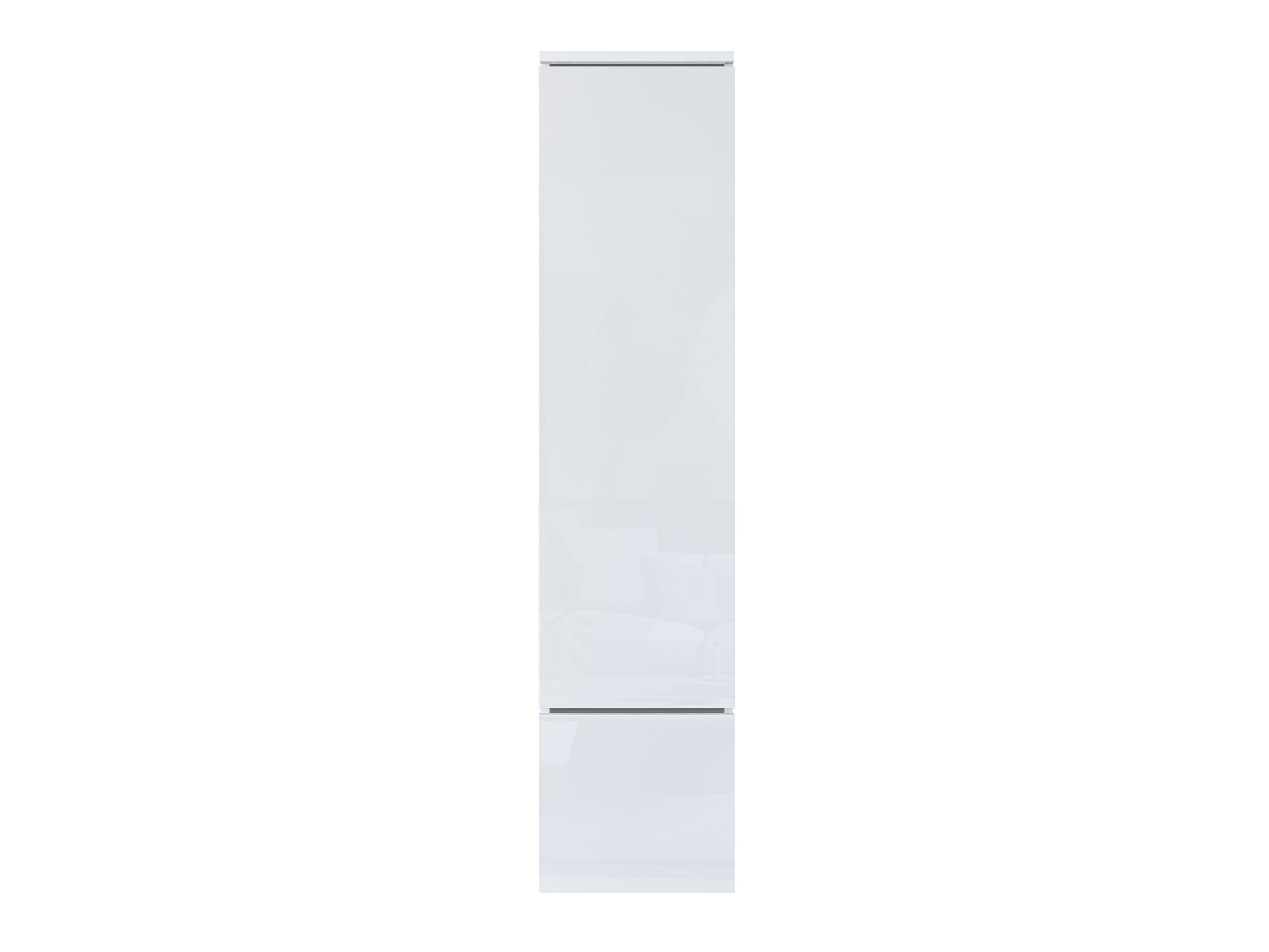 Étagère Mirfivo 108 (Blanc + Blanc brillant)
