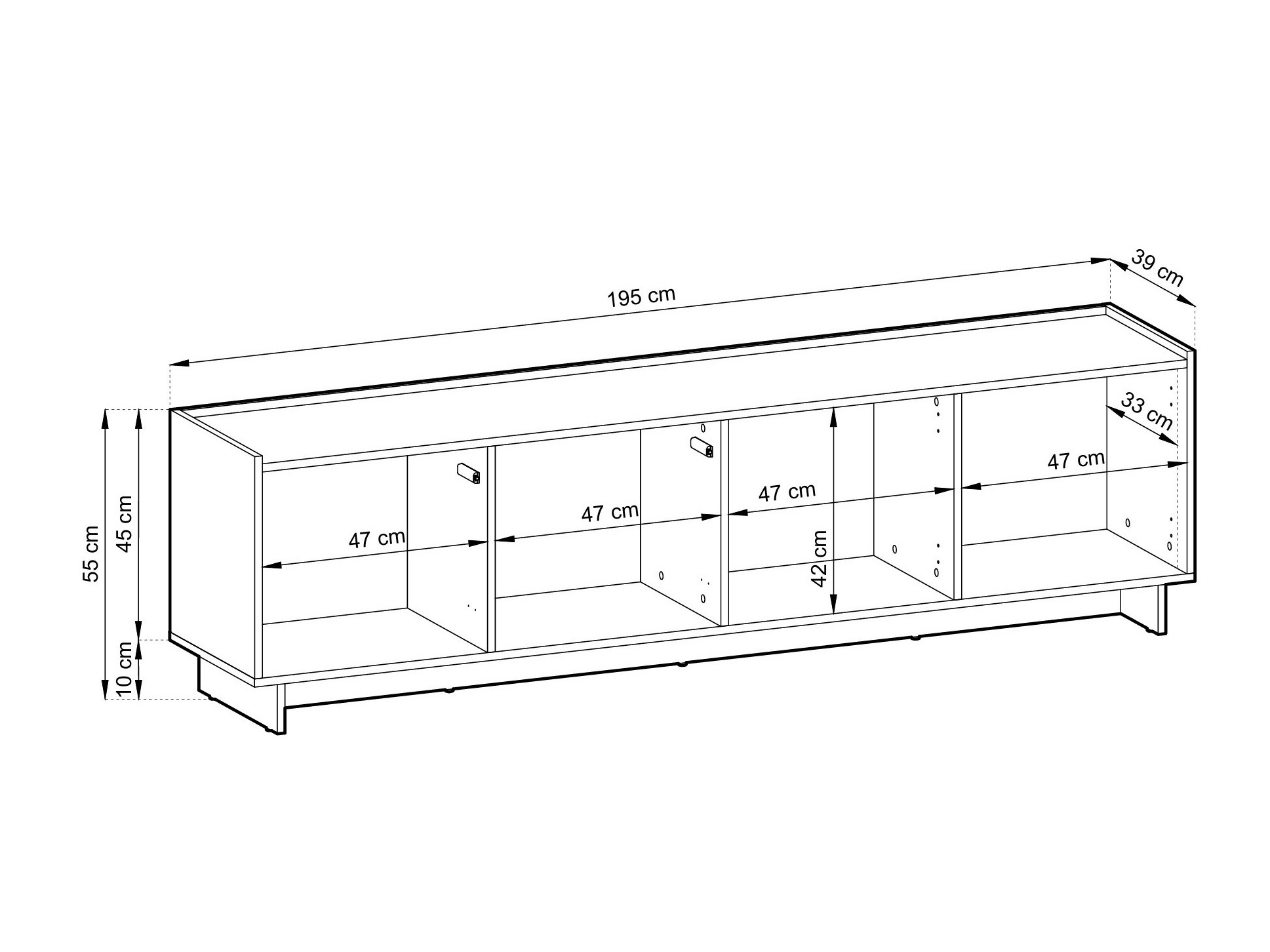 Meuble TV Romsona 101
