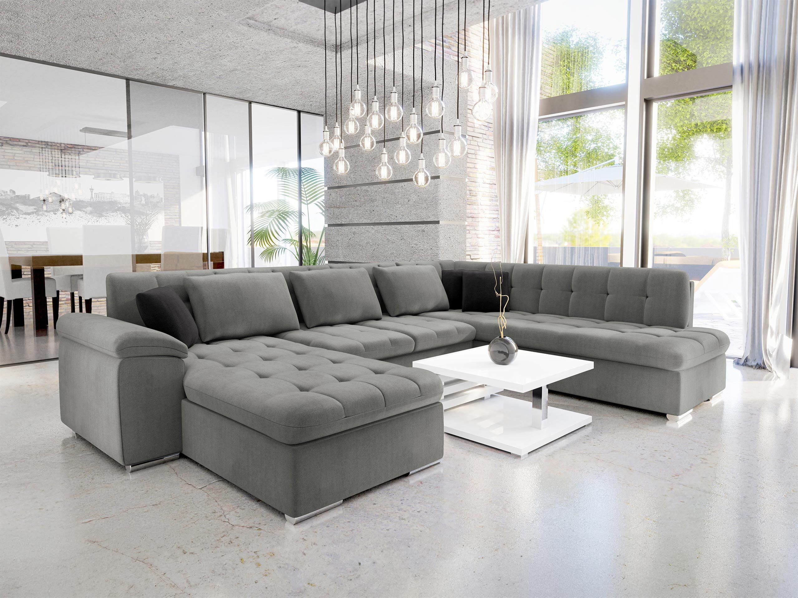 Canapé d'angle Comfivo Gemma IV (Polo 894 + Polo 897)