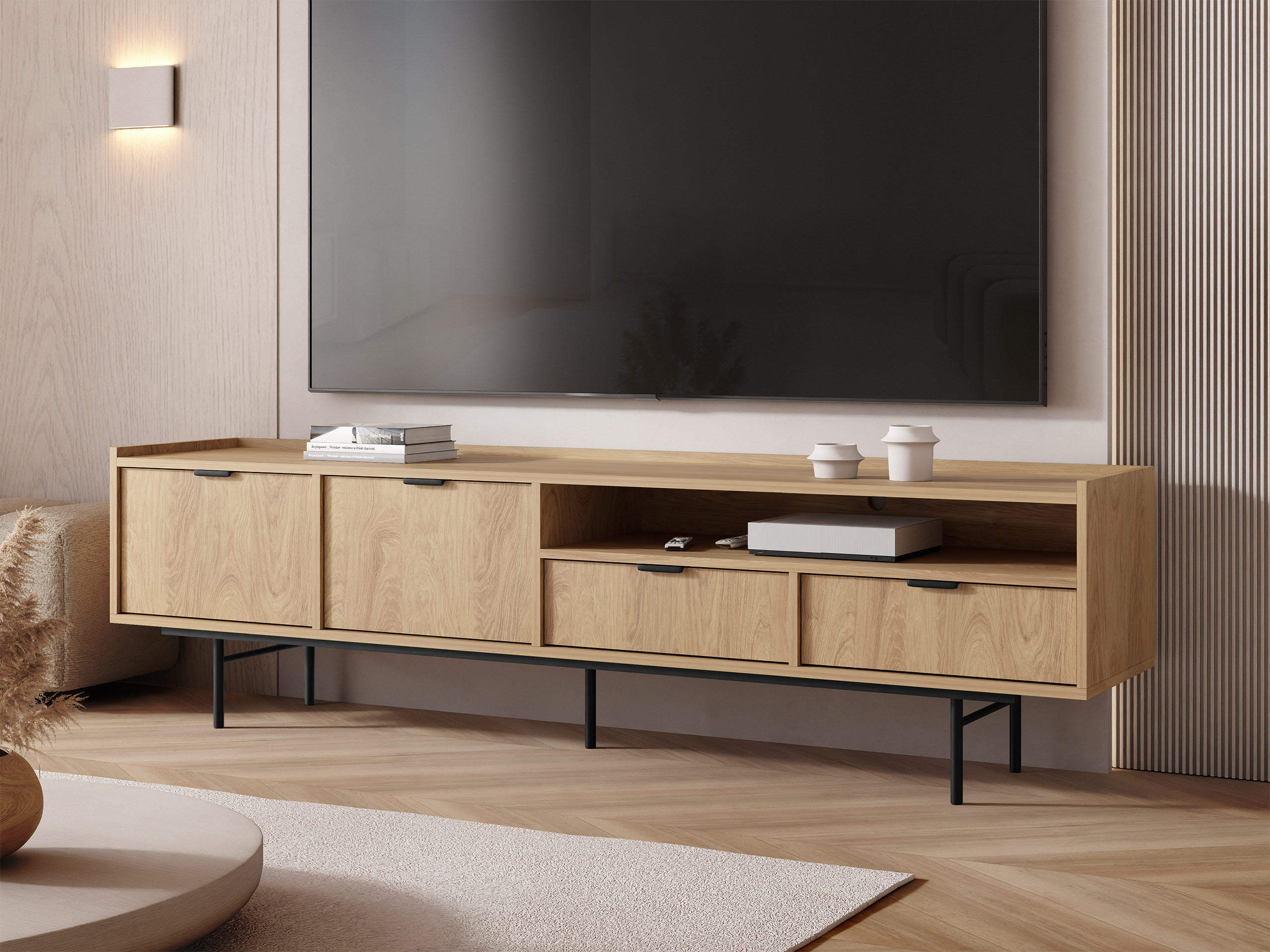 Meuble TV Studos II (Chêne)