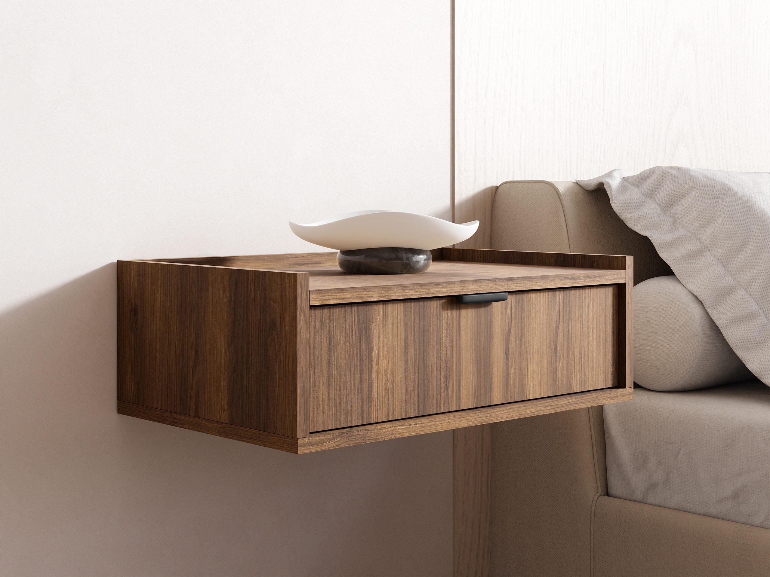 Table de chevet Studos I (Noyer)