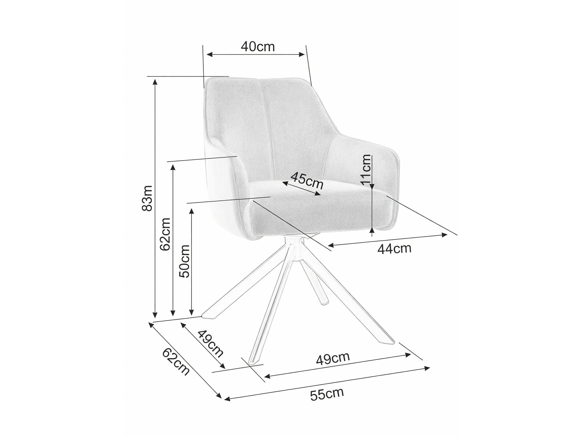 Chaise Detroit 954 (Leo 35)