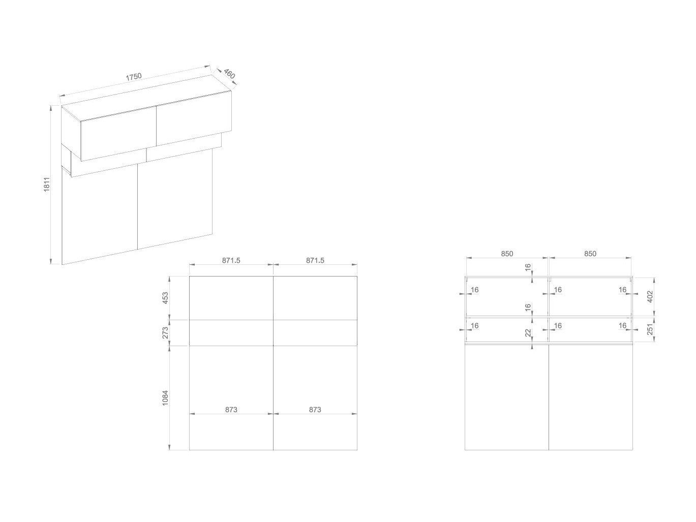 Armoire murale Sermavi 110