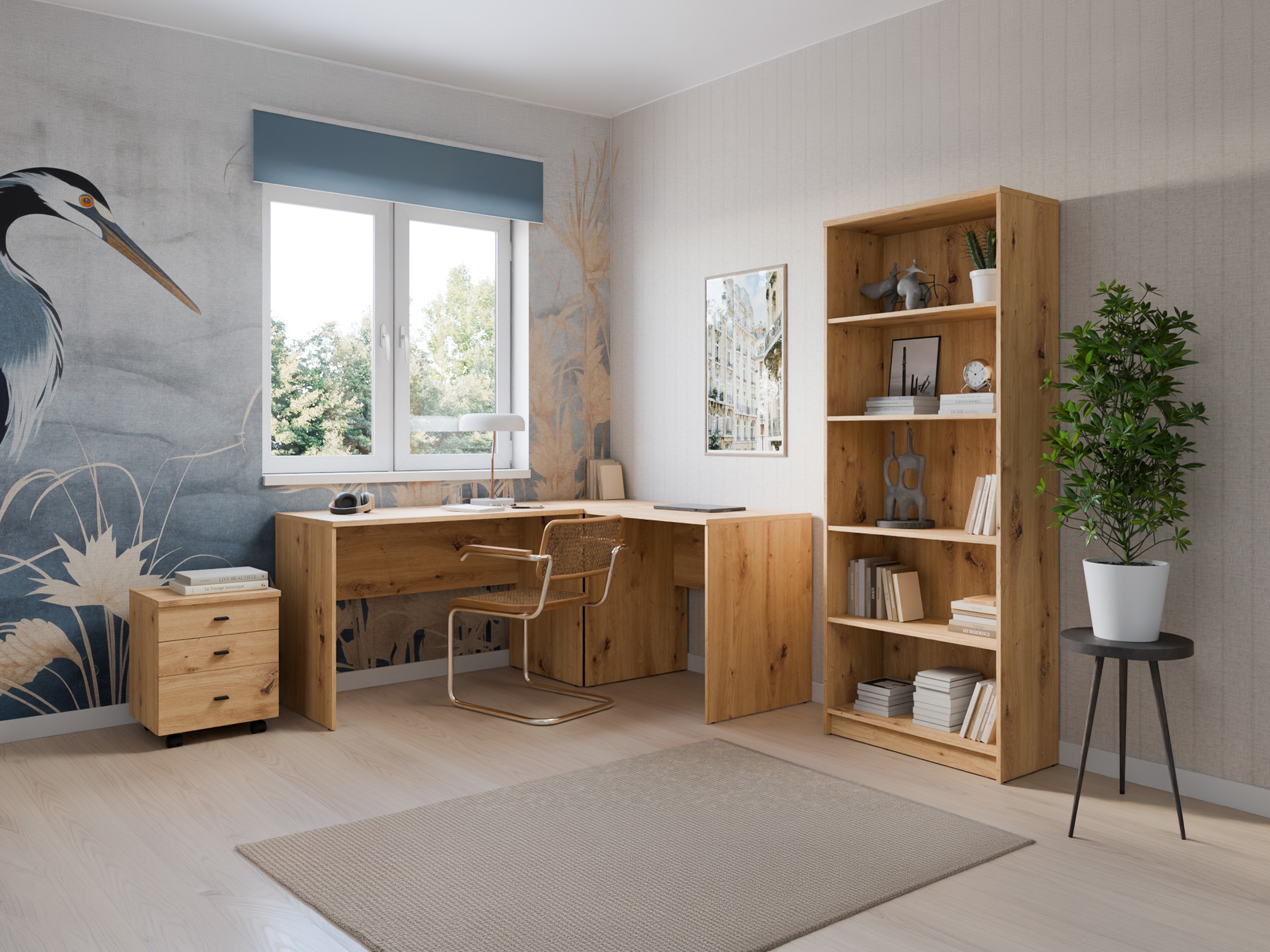 Tiroirs de bureau Fiofive 109 (Chêne Artisan)