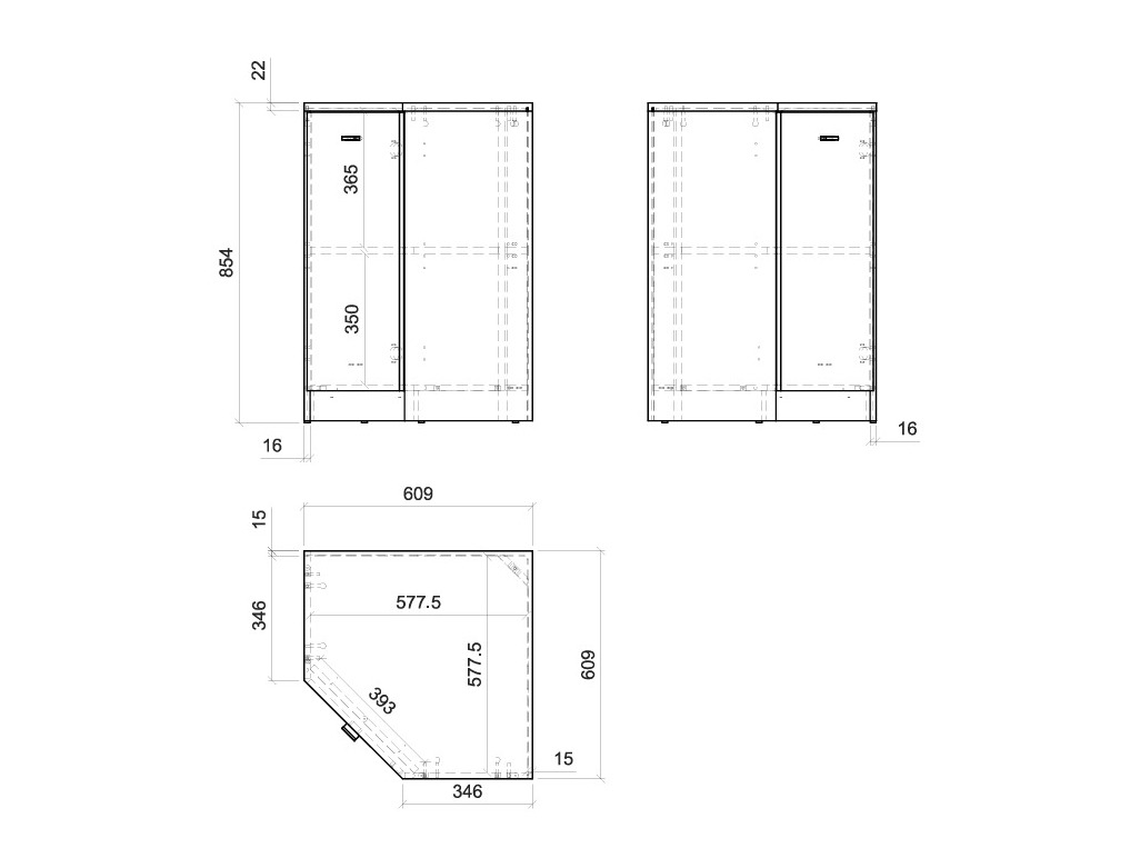 Armoire d'angle Fiofive 118