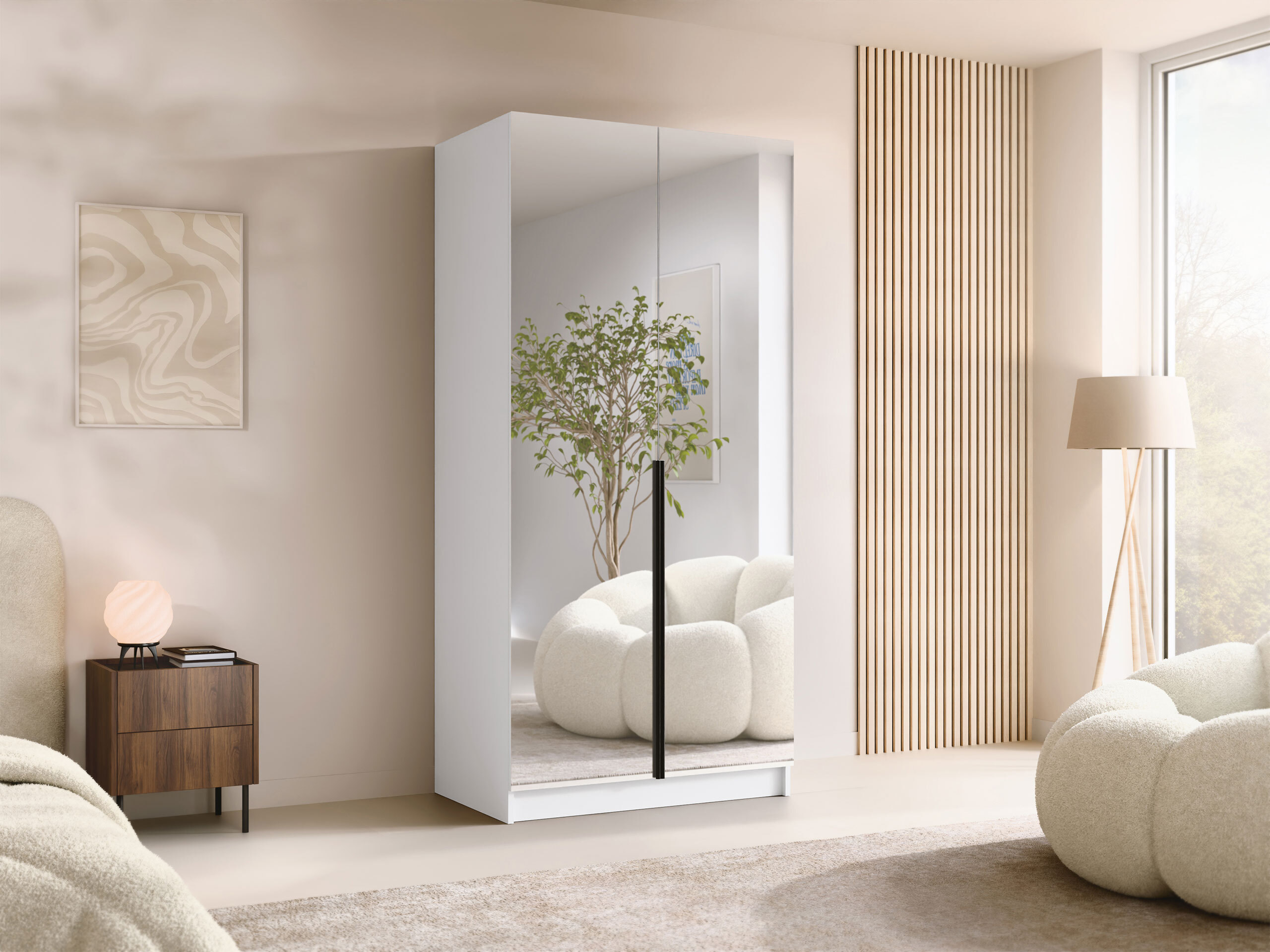 Armoire Closico Staton III (Blanc)