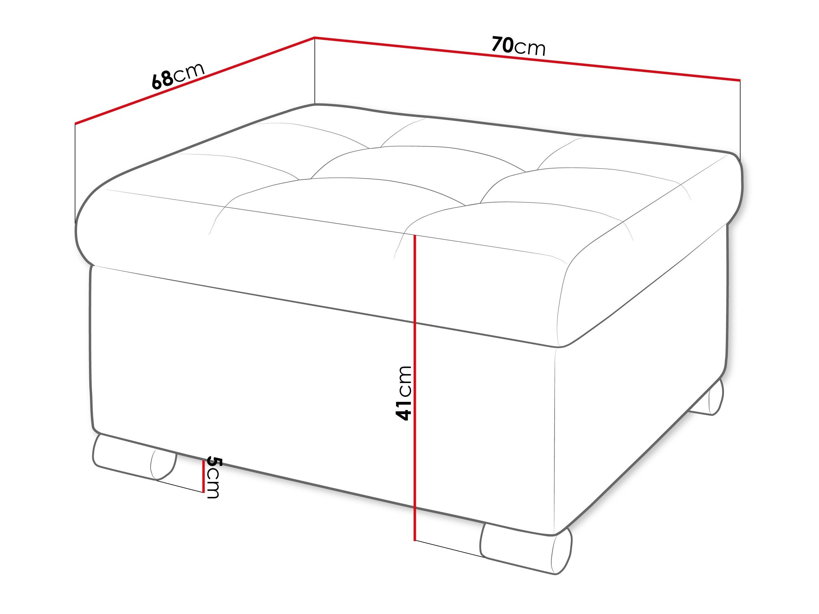 Pouf Comfivo Gemma (Soft 011 + Lux 06)