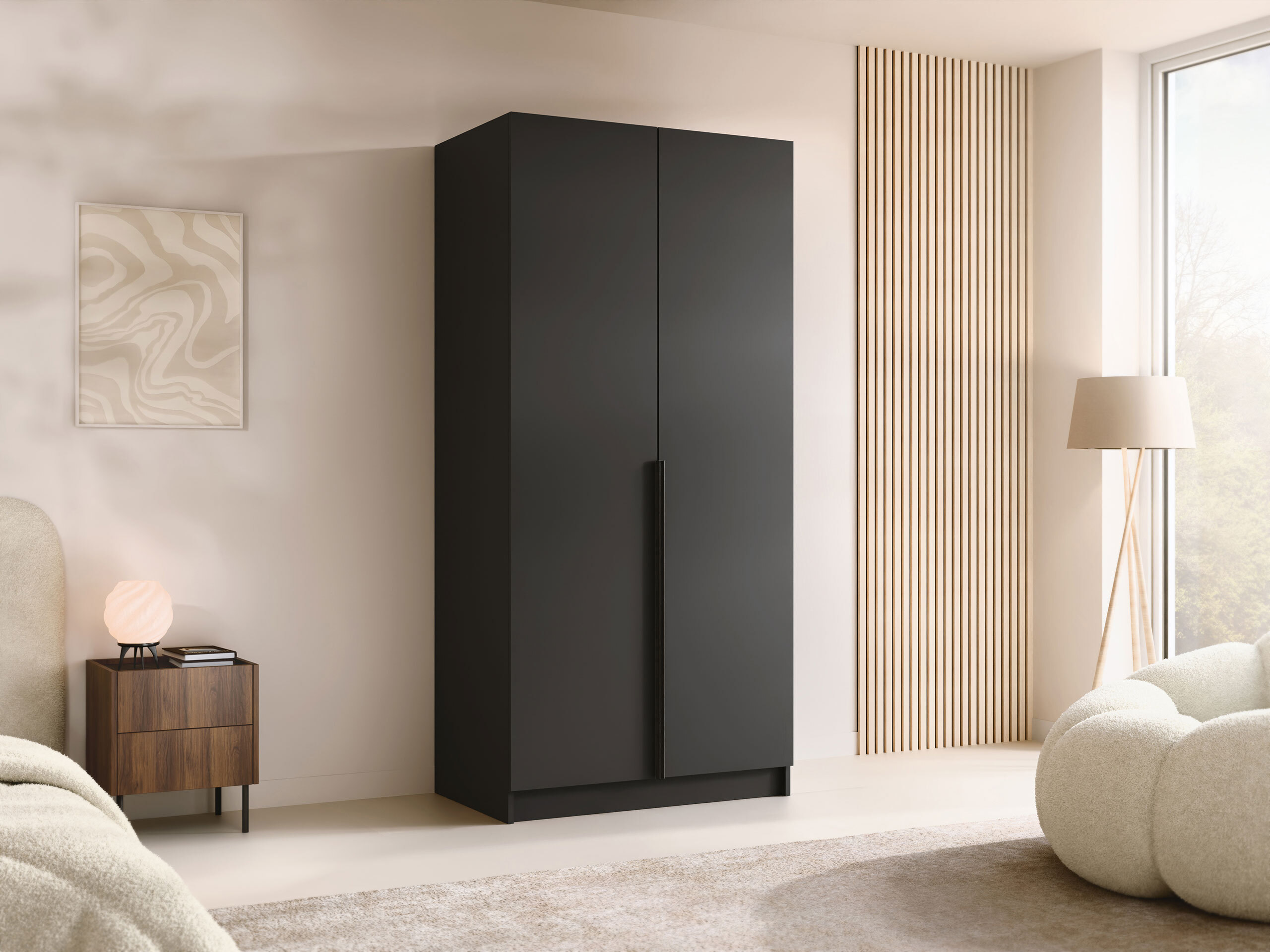 Armoire Closico Staton I (Noir)
