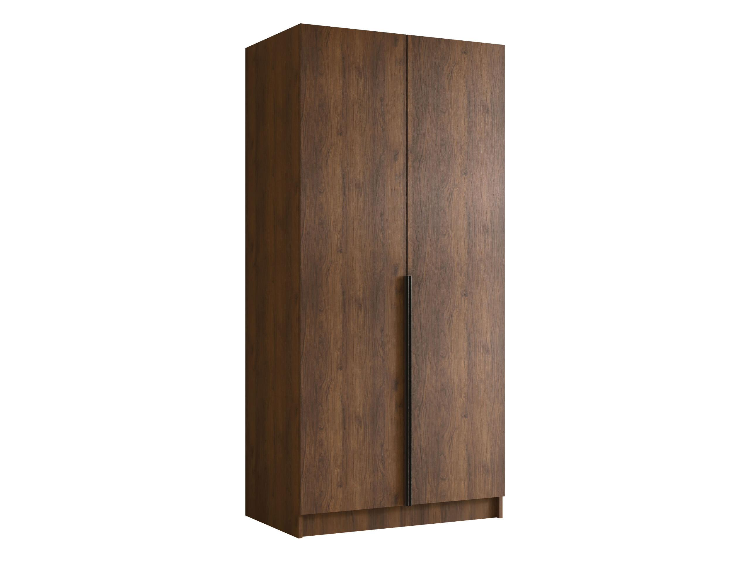 Armoire Closico Staton I (Noyer + Noir)