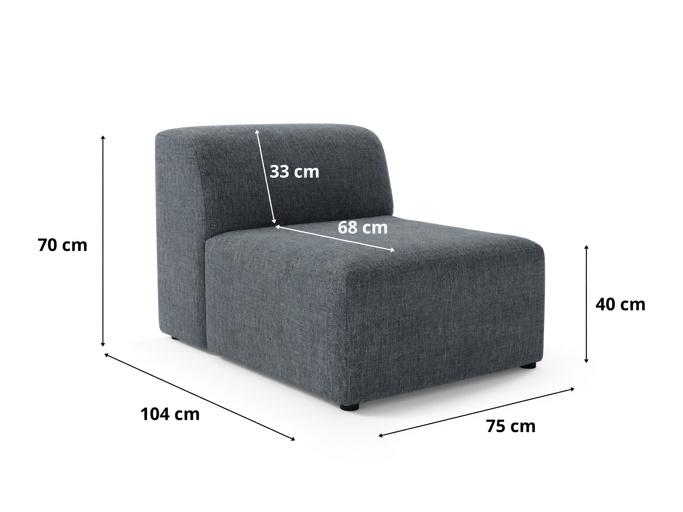 Fauteuil modulaire Lutivi 105 (Imo 10)