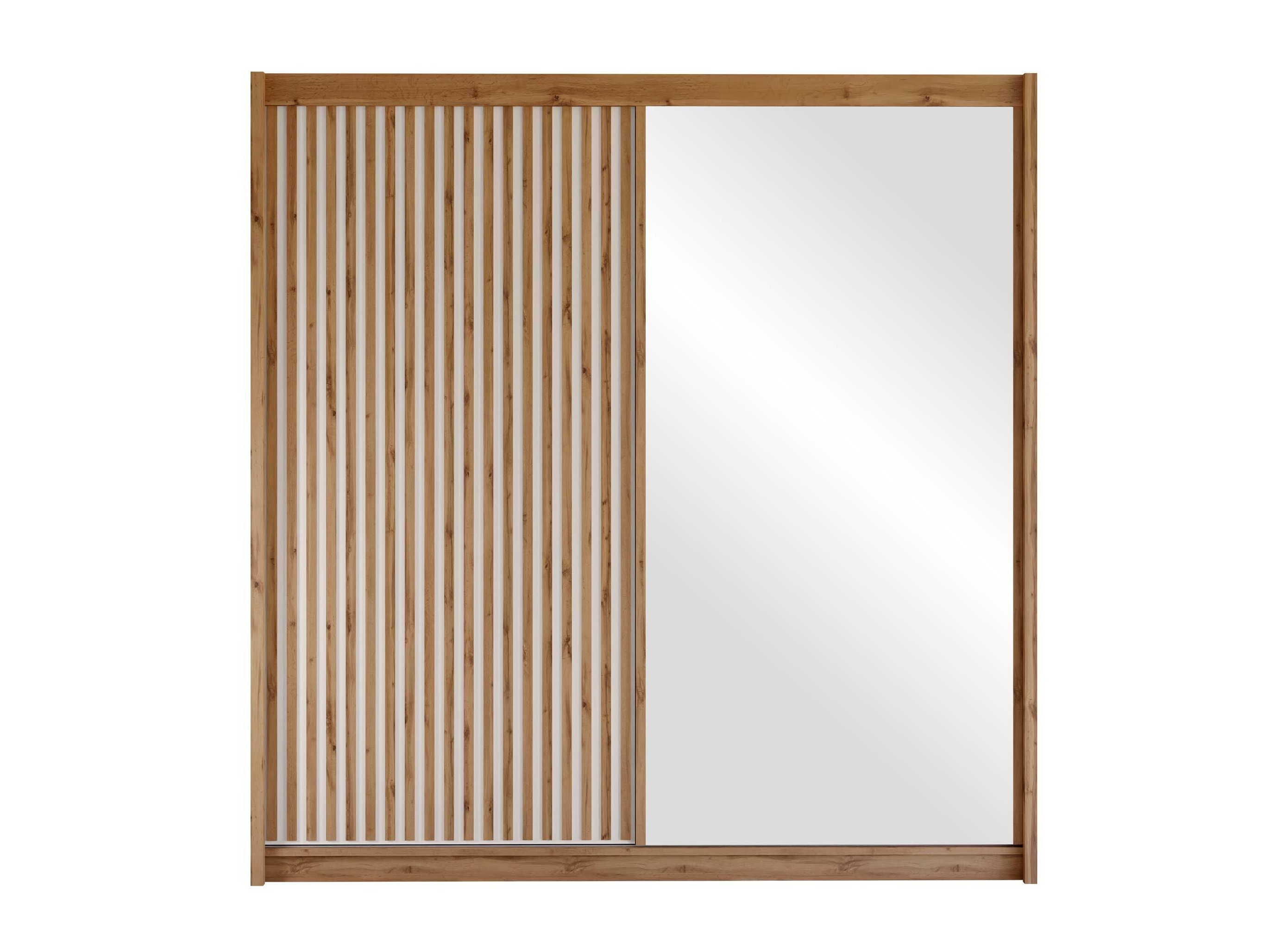 Armoire Gemes (Chêne wotan + Blanc)