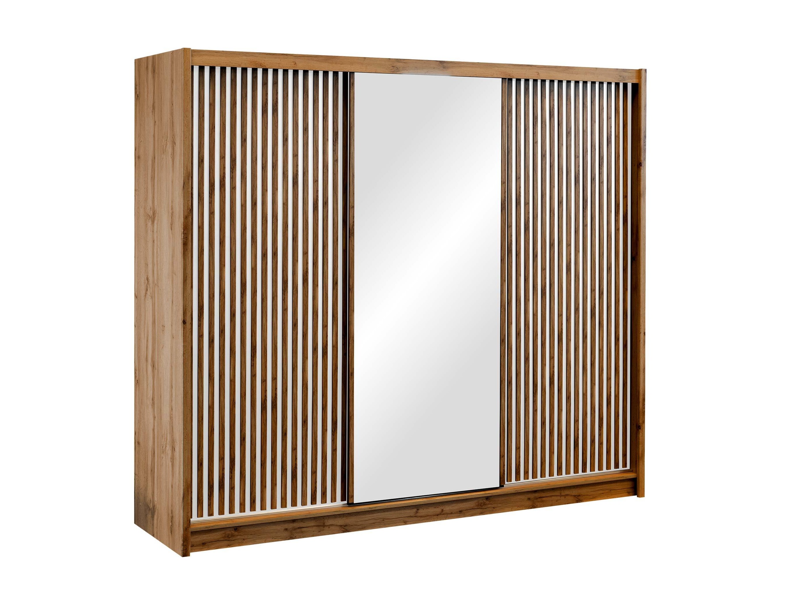 Armoire Gemes I (Chêne wotan + Blanc)