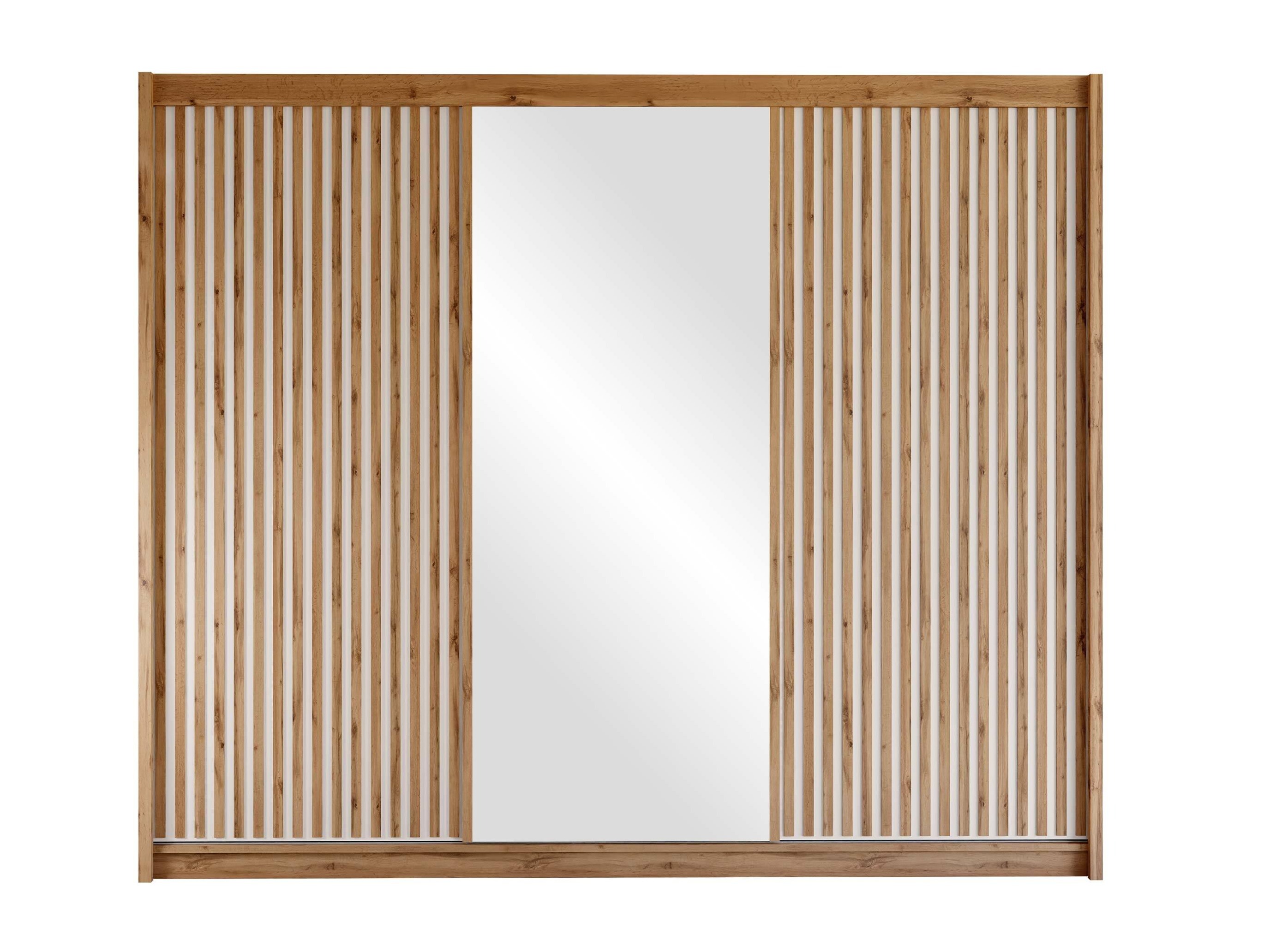 Armoire Gemes I (Chêne wotan + Blanc)