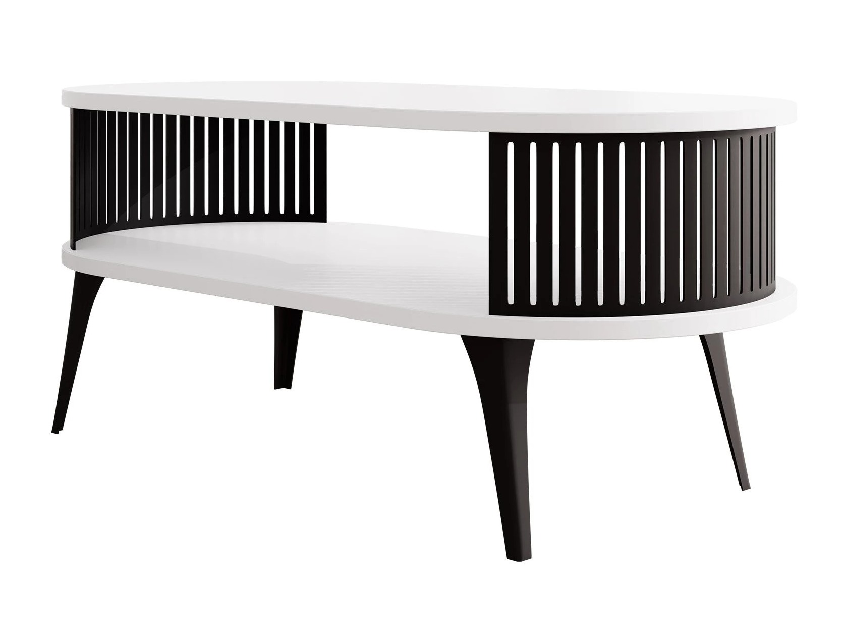 Table basse Vitum III (Noir + Blanc)