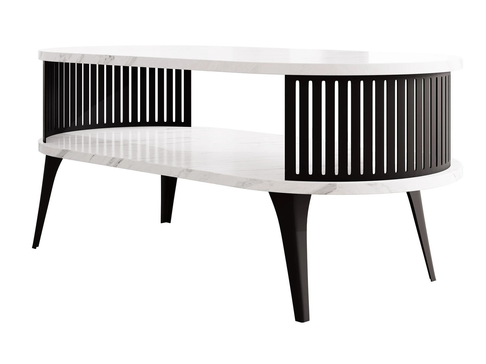 Table basse Vitum III (Marbre blanc)