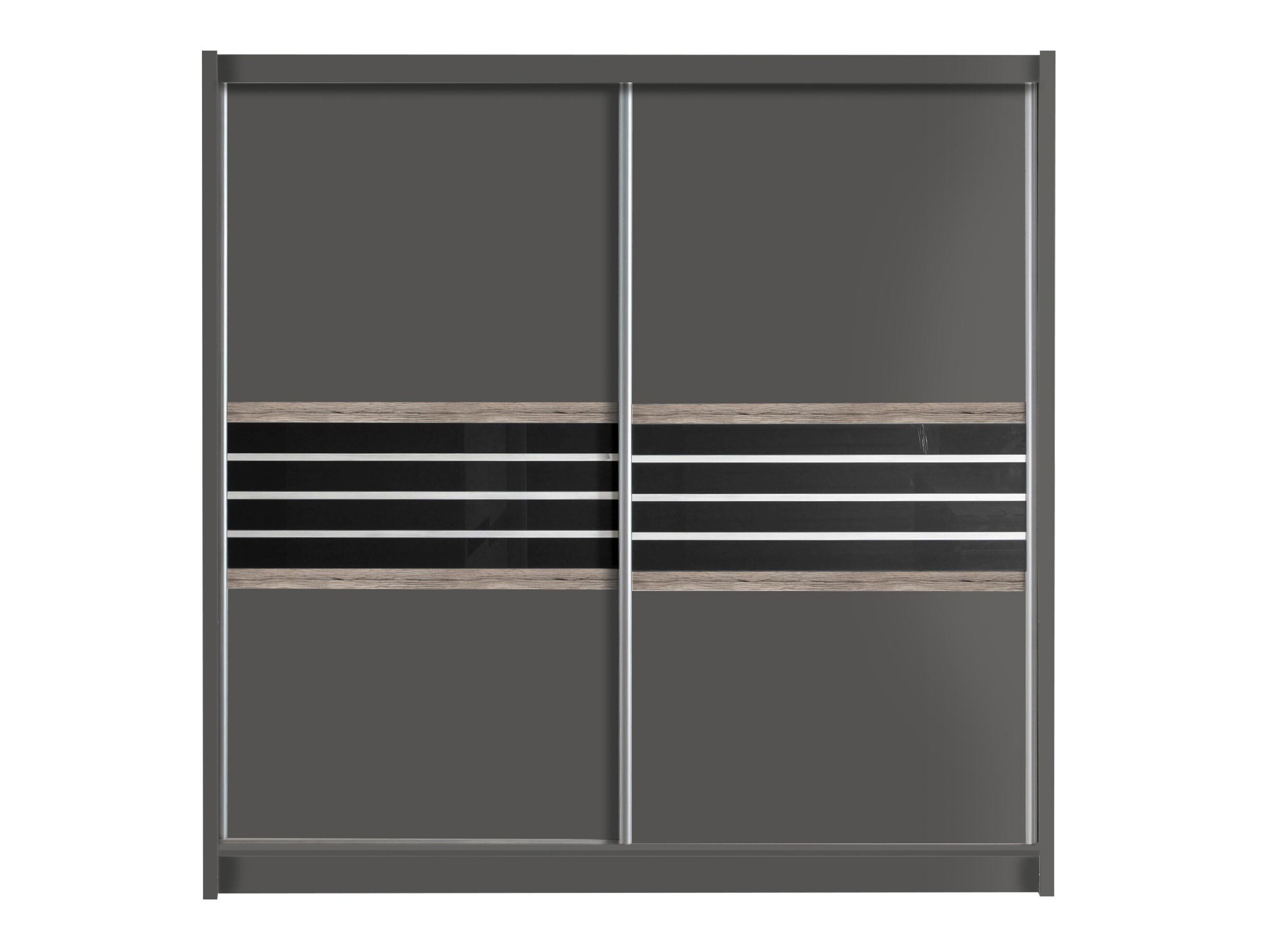 Armoire Honolulu 115 (Lava + Noir)