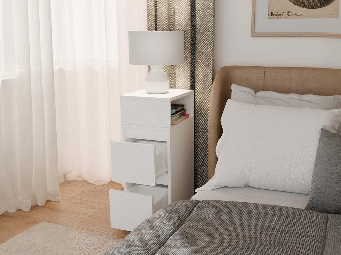 Table de chevet Mandeville 373 (Blanc)