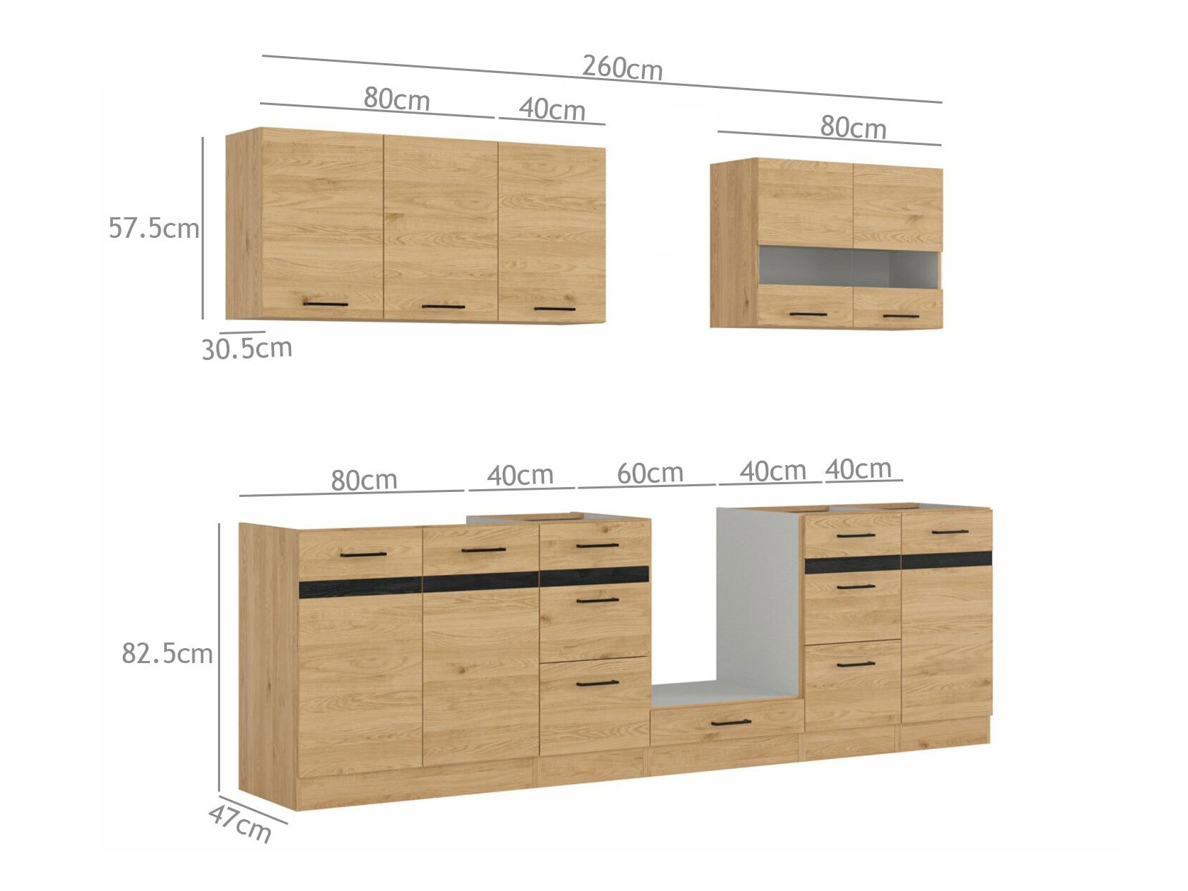 Cuisine complète modulaire Berna 120