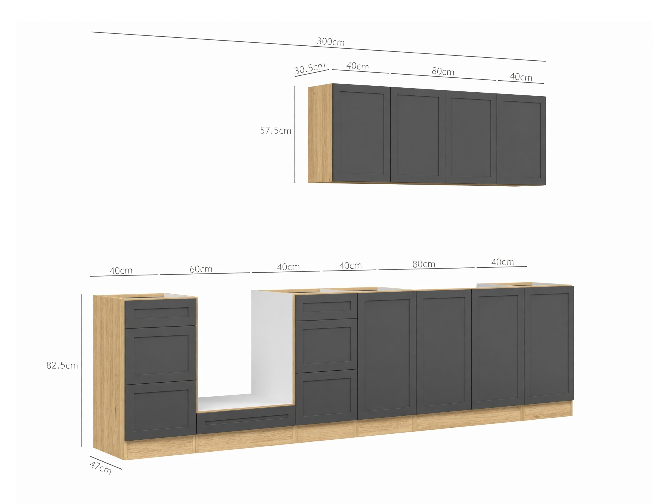 Cuisine complète modulaire Berna 122