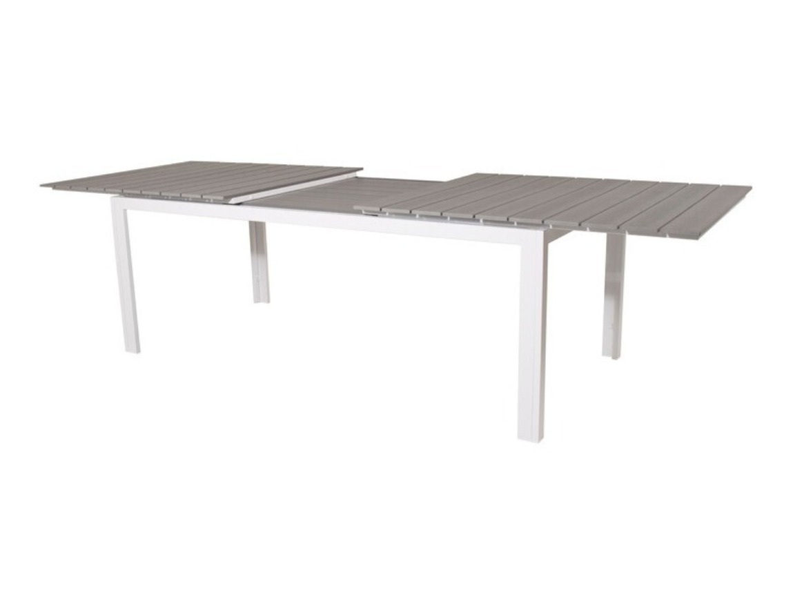 Table de jardin Dallas 668 (Gris + Blanc)