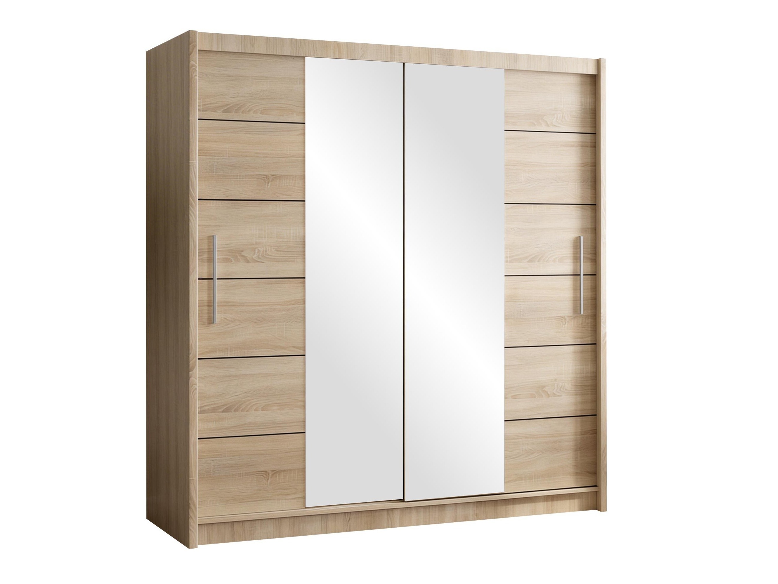 Armoire Honolulu 193 (Sonoma chêne + miroir teinté)