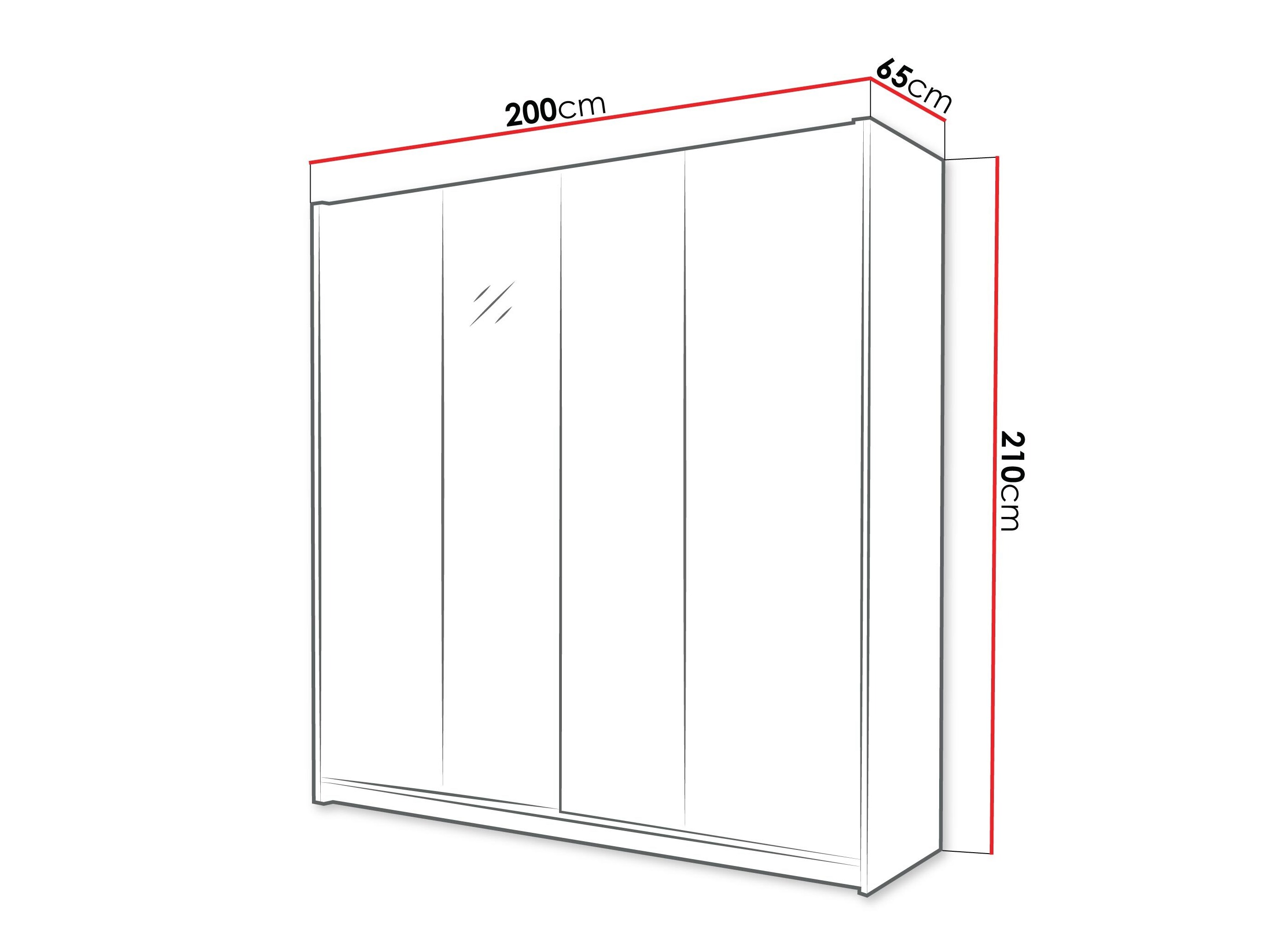 Armoire Honolulu 128 (Blanc)